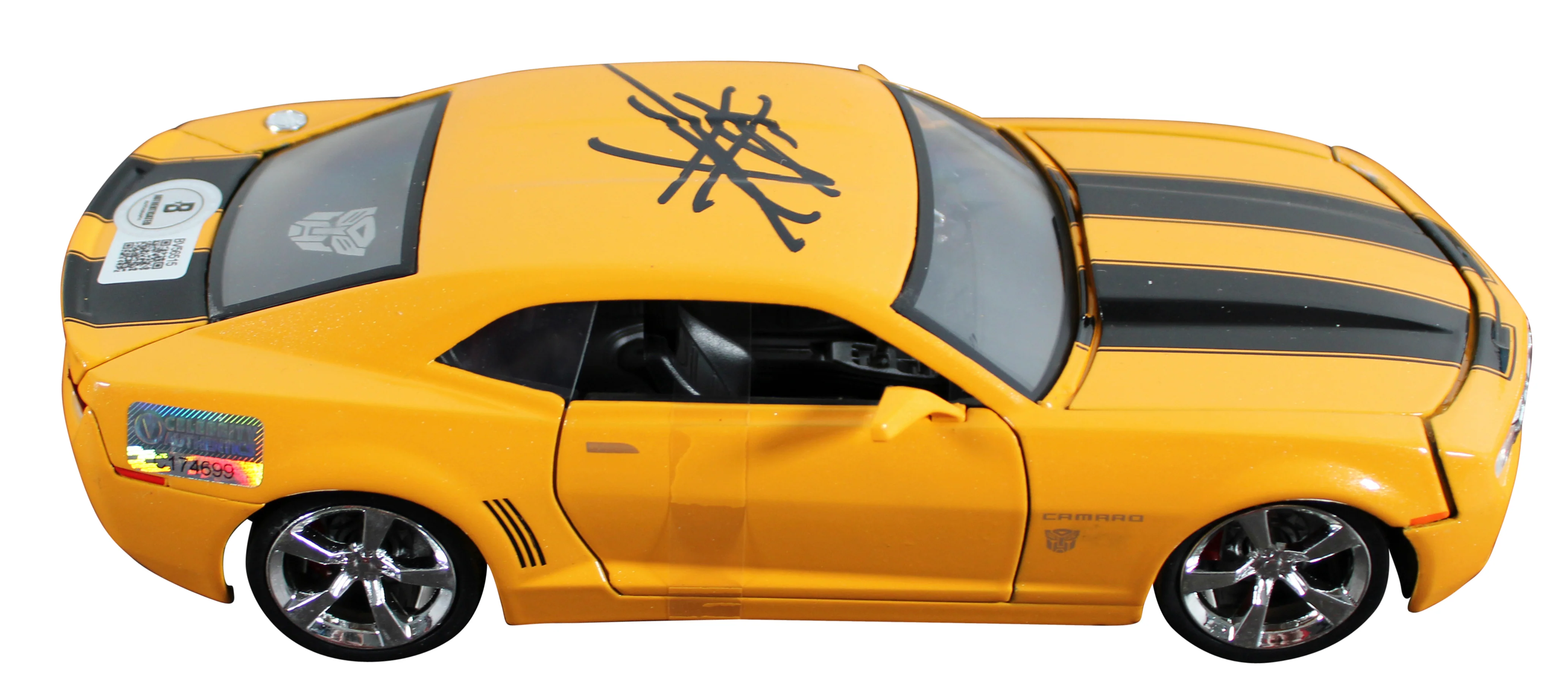 Shia LaBeouf Transformers Signed 2006 Chevrolet Camaro 1:24 Die Cast Car BAS - Image 7