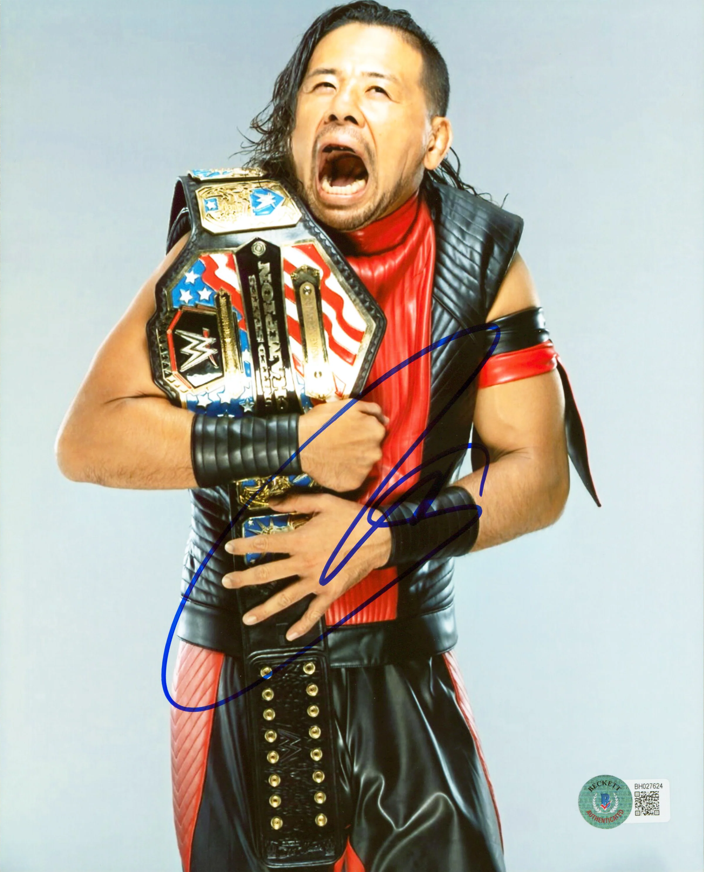 Shinsuke Nakamura WWE Authentic Signed 8x10 Photo Autographed BAS #BH027624 - Image 2