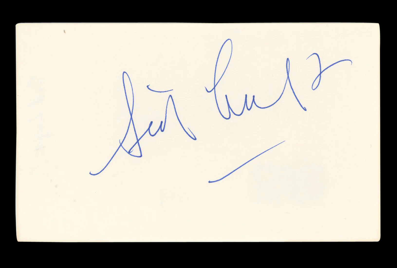 Sidney Luft A Star is Born Authentic Signed 3x5 Index Card BAS #BL96937 - Image 2