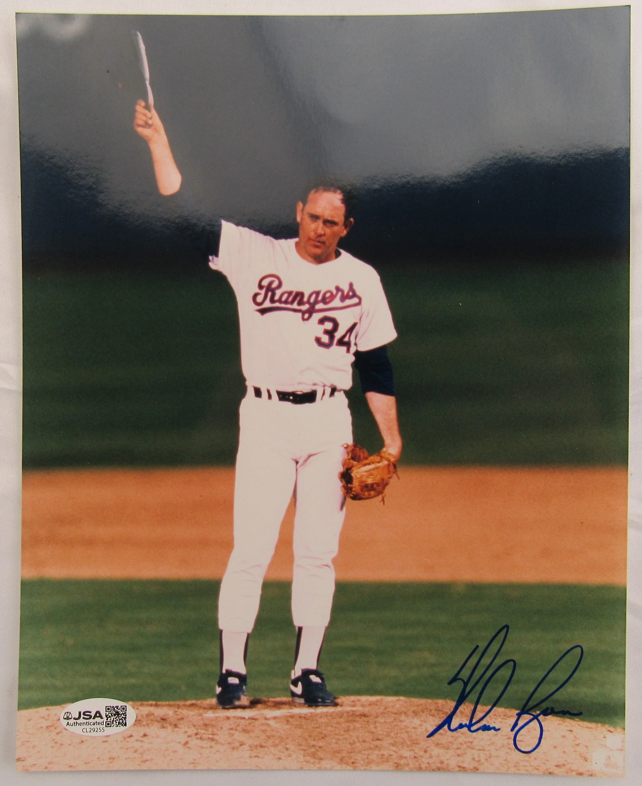Nolan Ryan Signed 8x10 Photo JSA CL29255
