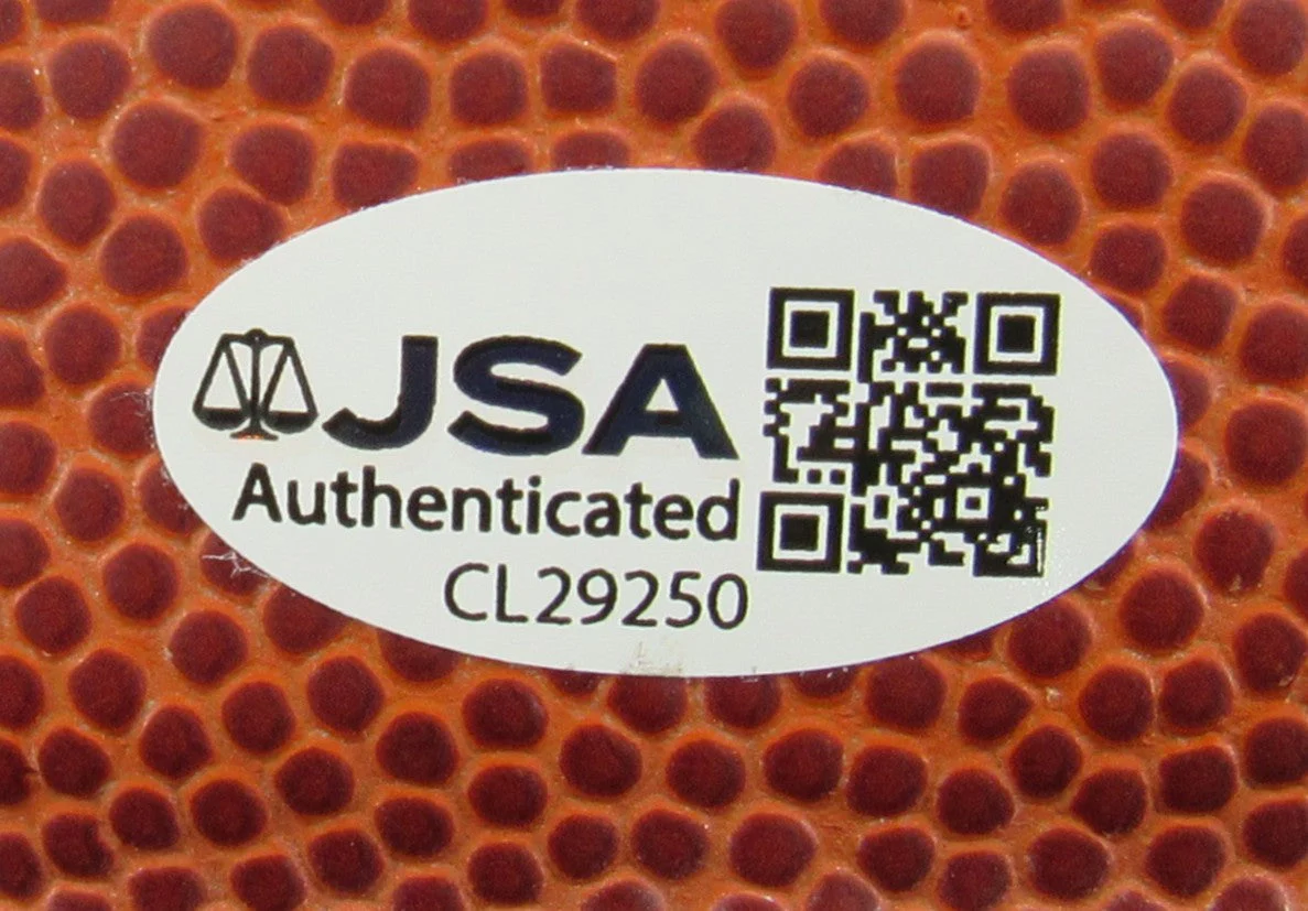 Alonzo Mourning Signed Auto Spalding Basketball JSA CL29250 - Image 2