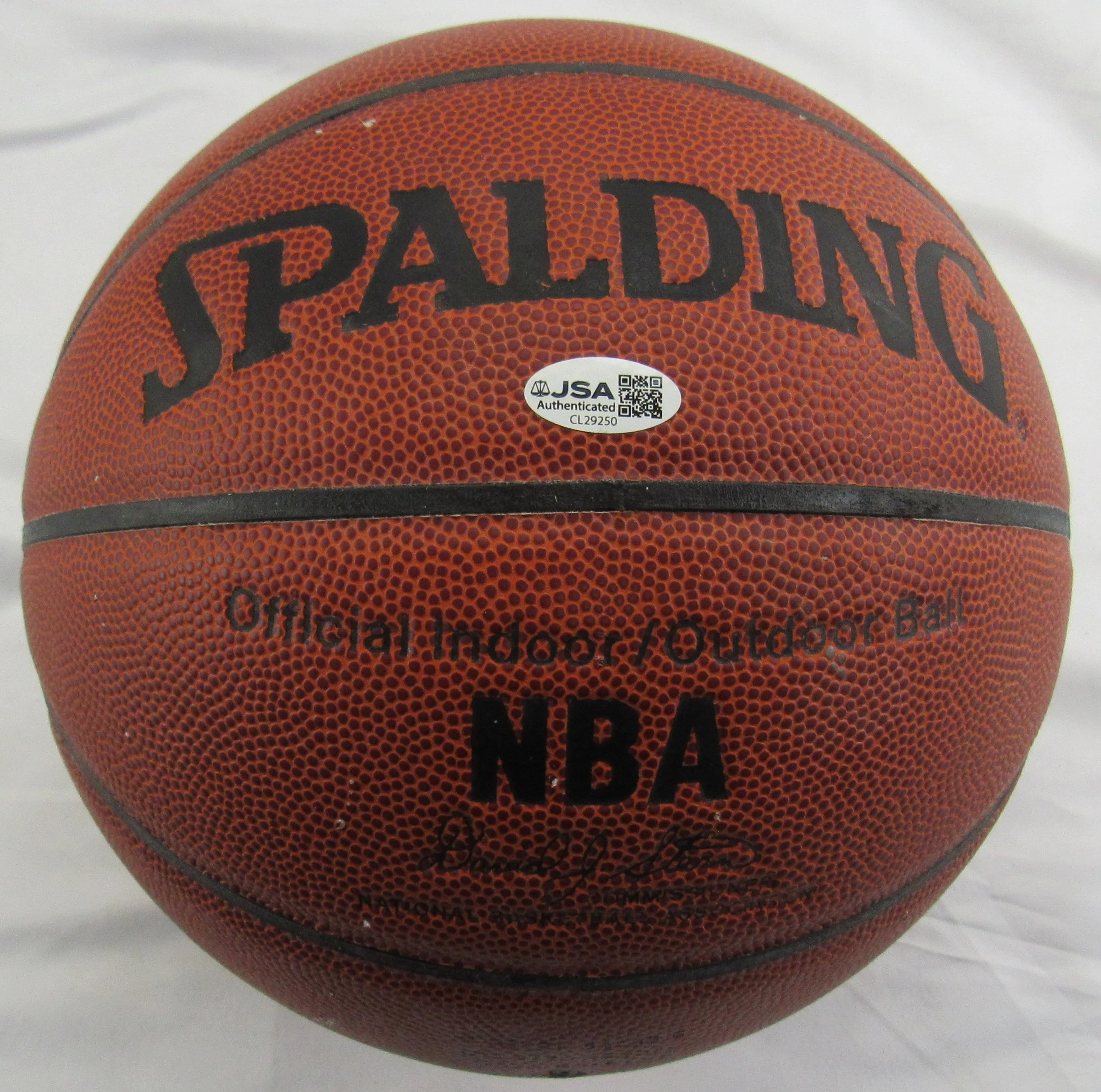 Alonzo Mourning Signed Auto Spalding Basketball JSA CL29250 - Image 4