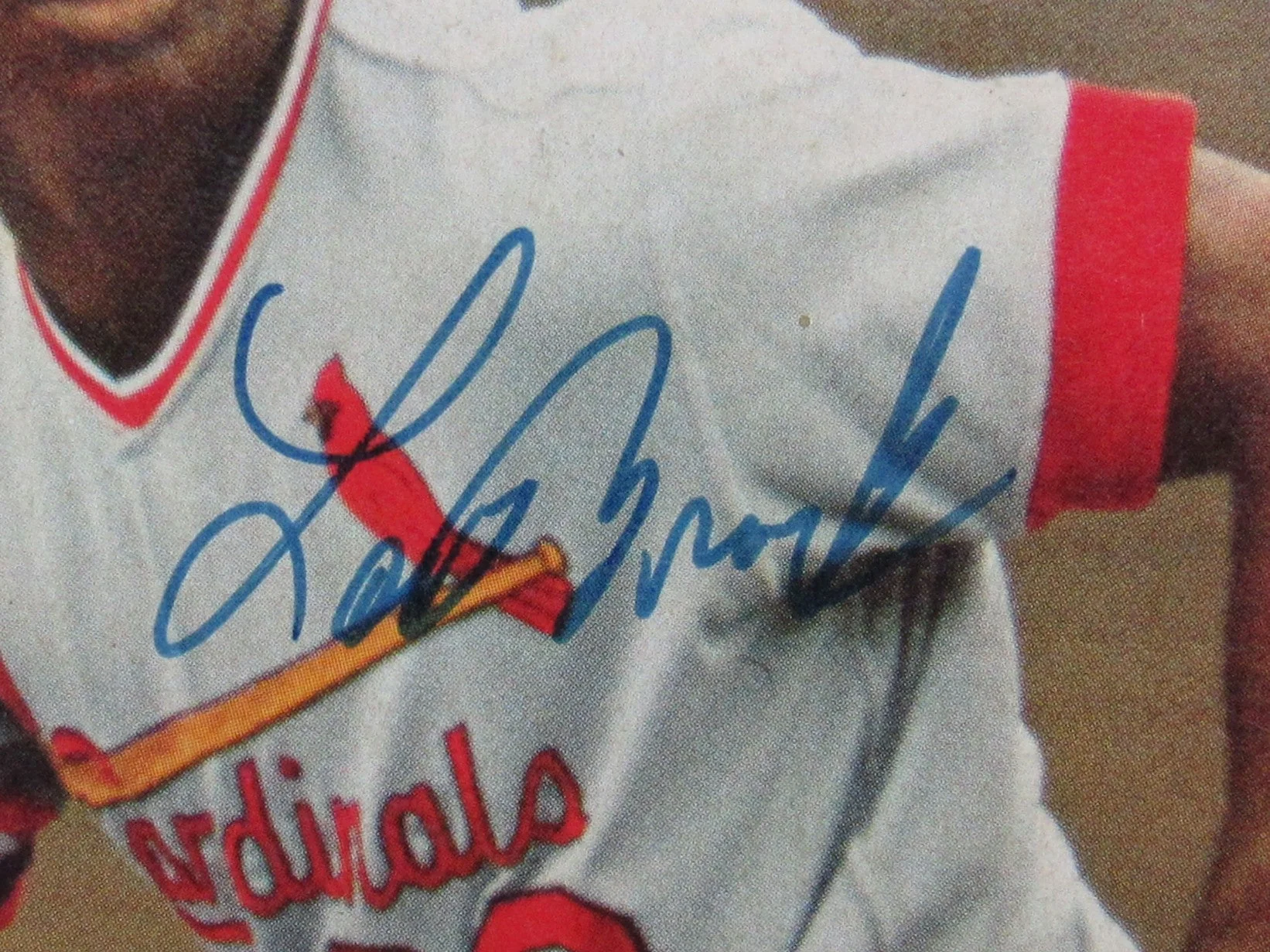 Lou Brock Signed Sports Illustrated Auto Magazine Cover JSA CM07396 - Image 2