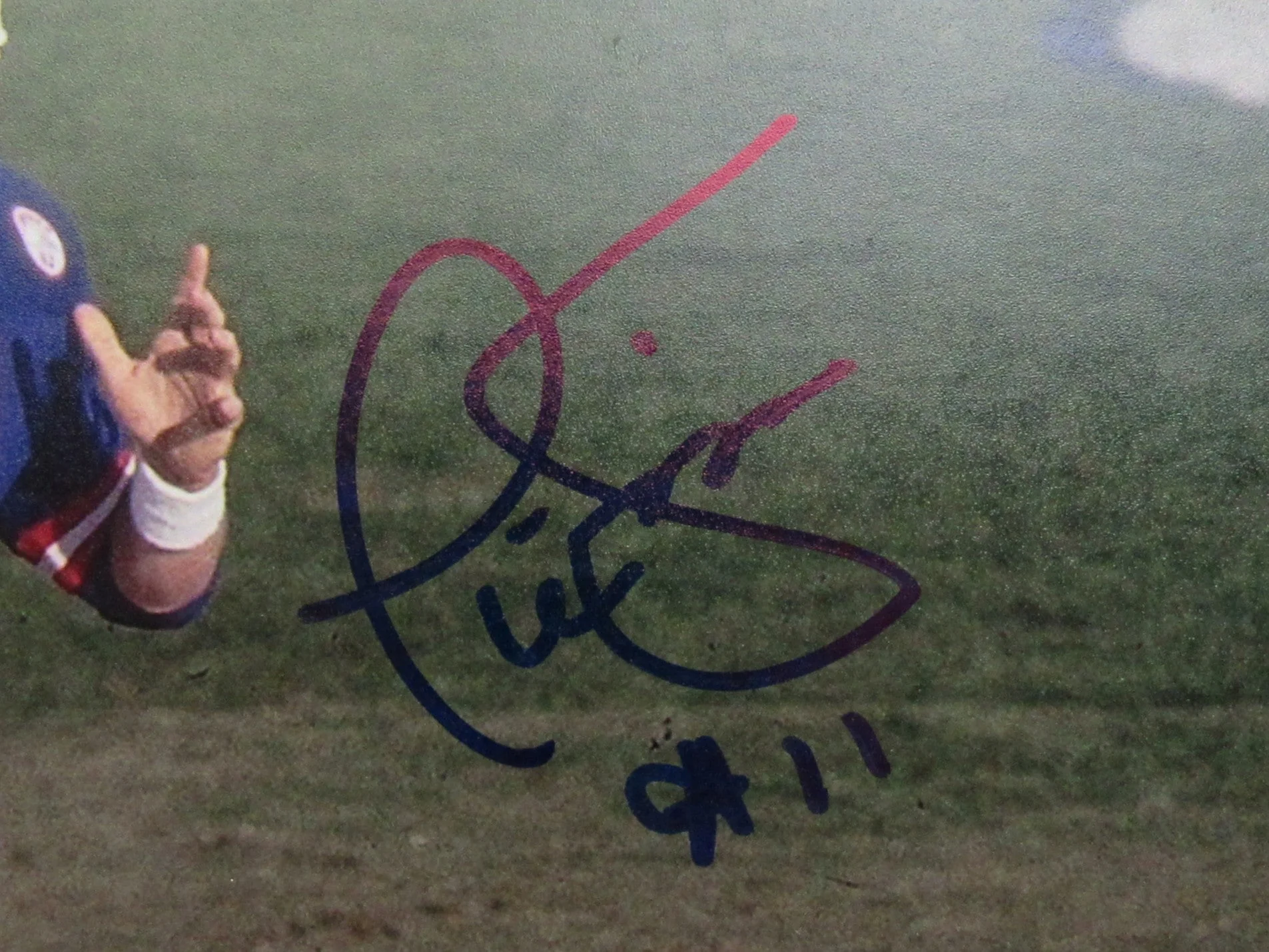 Phil Simms Signed Auto 11x14 Photo JSA CM07411 - Image 2