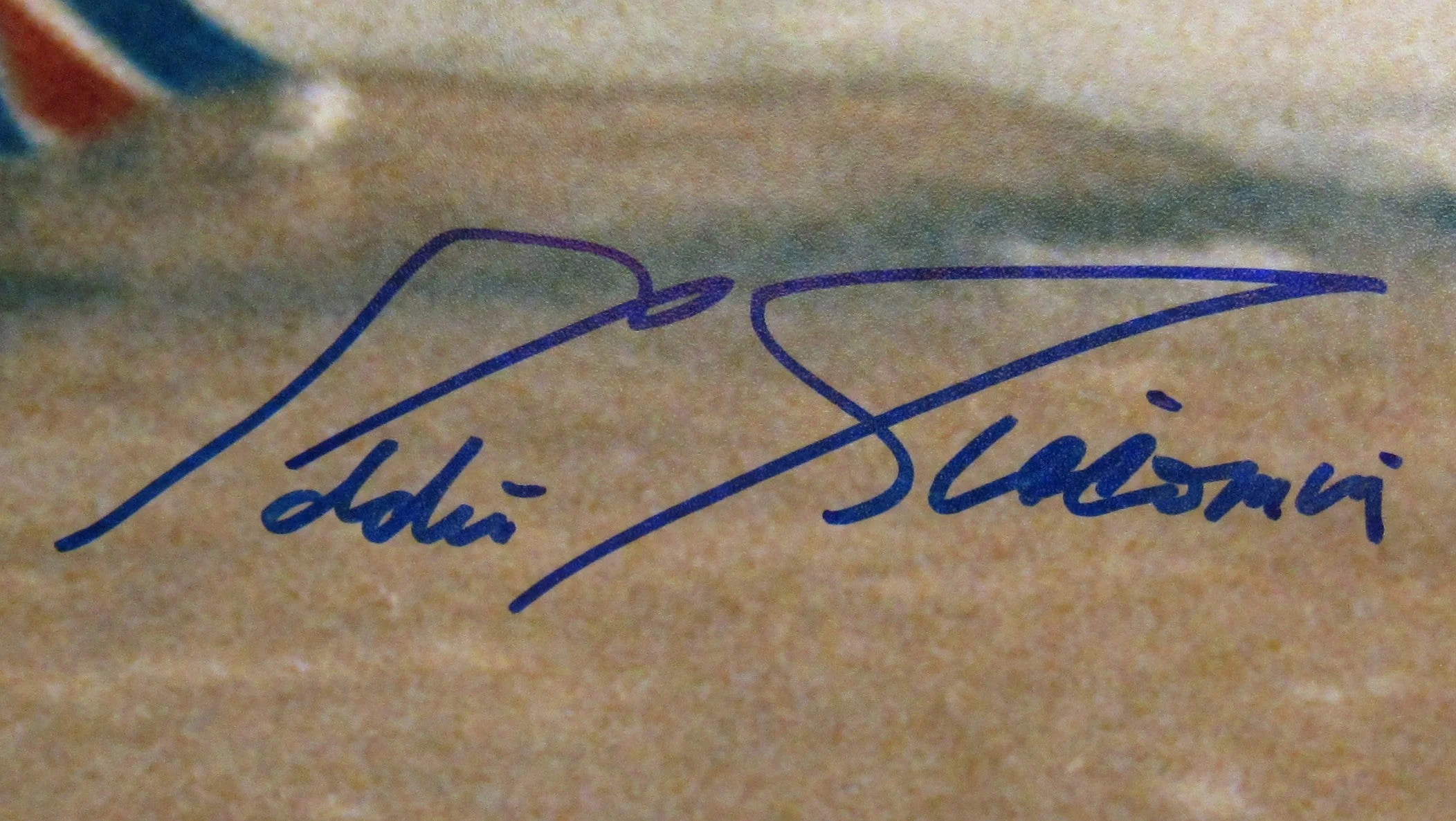 Eddie Giacomin Signed Auto 16x20 Photo JSA K98085 - Image 2