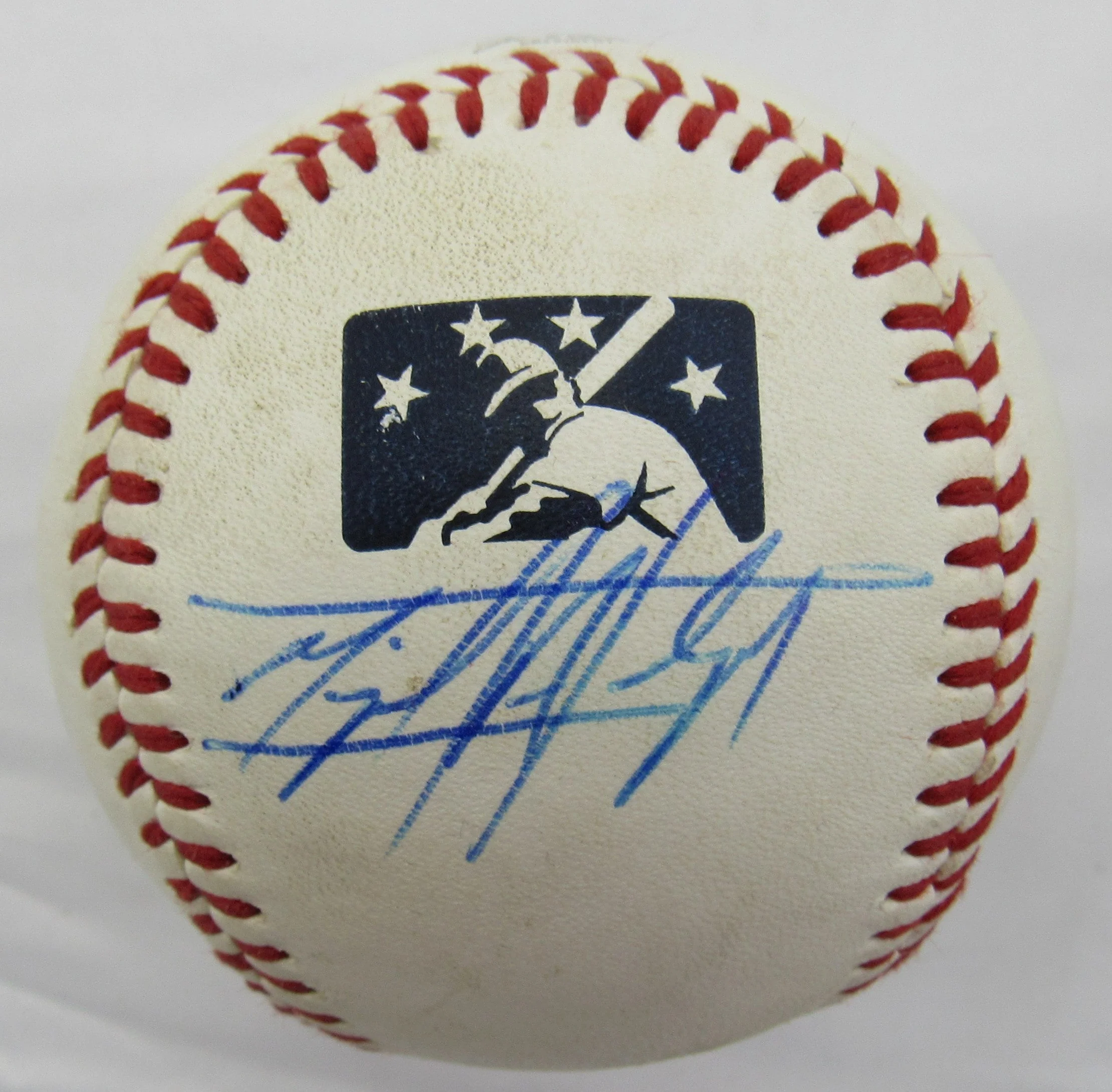Miguel Andujar Signed Auto Baseball B151
