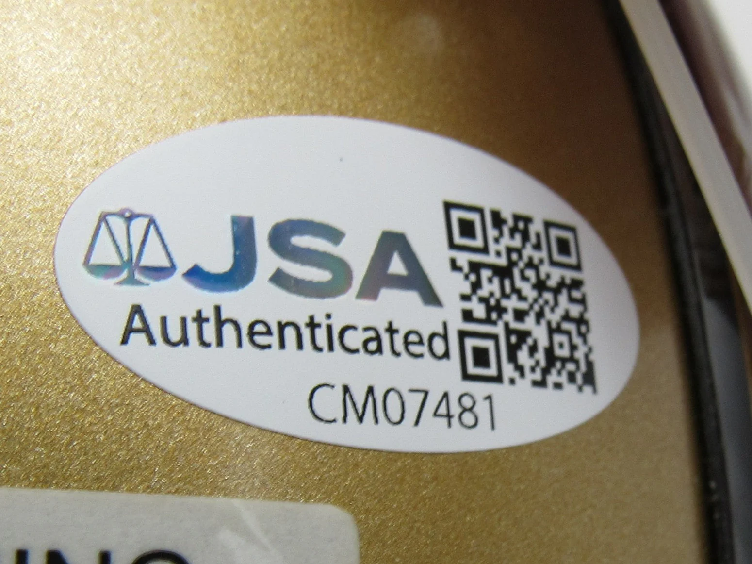 Jerry Rice Signed 49ers Auto Mini Helmet JSA CM07481 - Image 6
