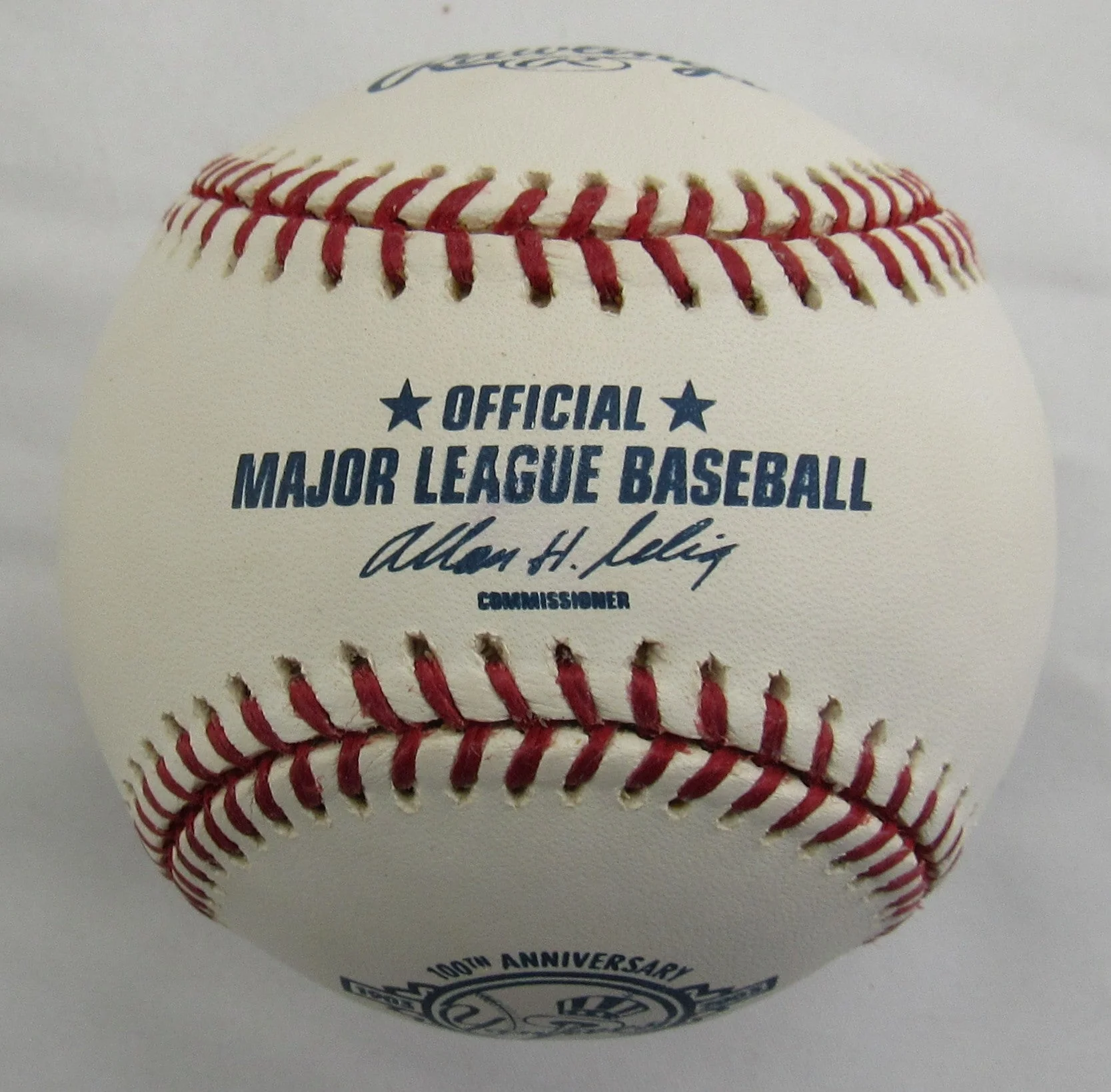 Don Zimmer Signed Auto Rawlings Yankees 100th Anniversary Baseball B152 - Image 3