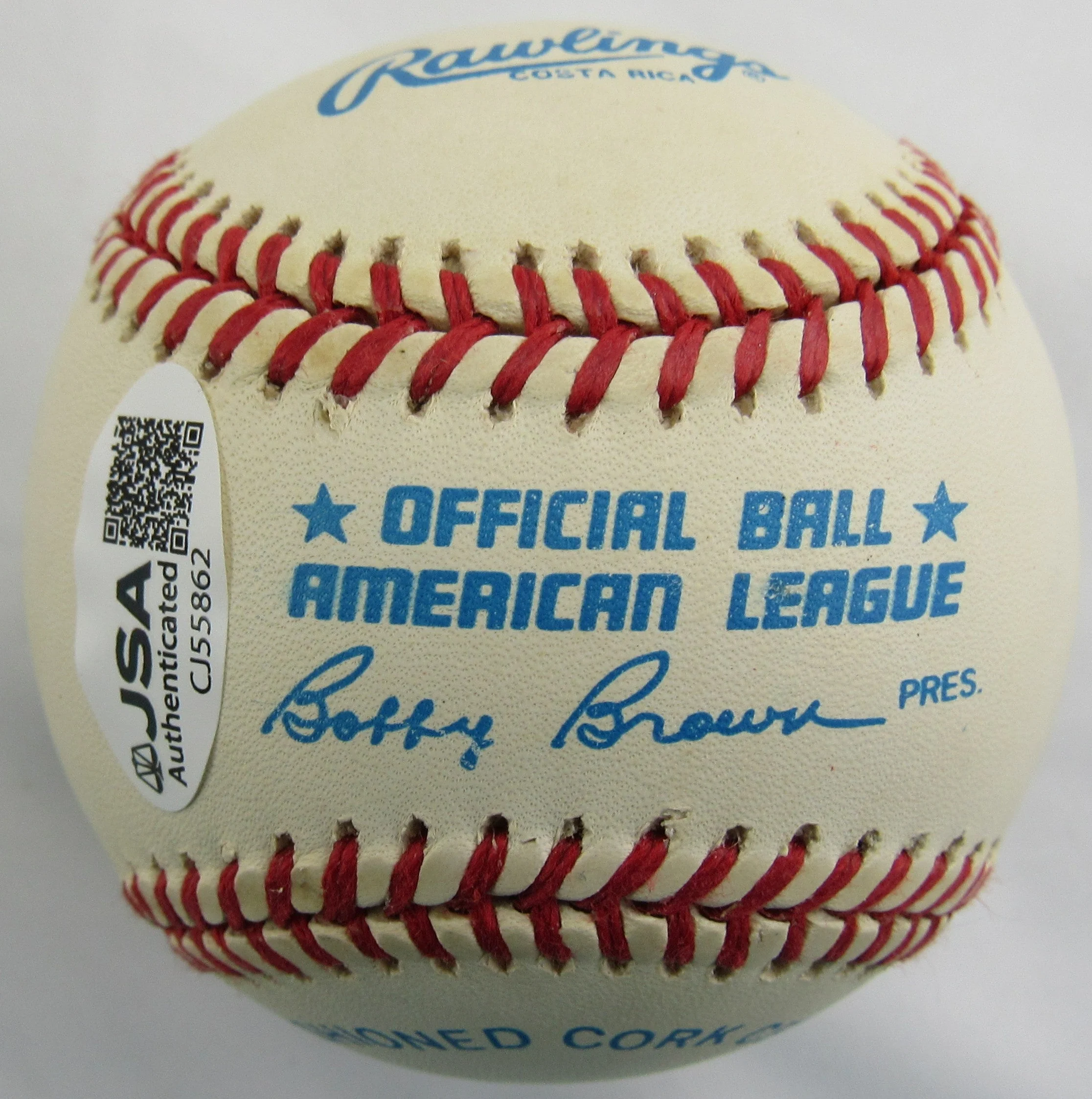 Nolan Ryan Signed Auto Rawlings Baseball JSA CJ55862 - Image 2