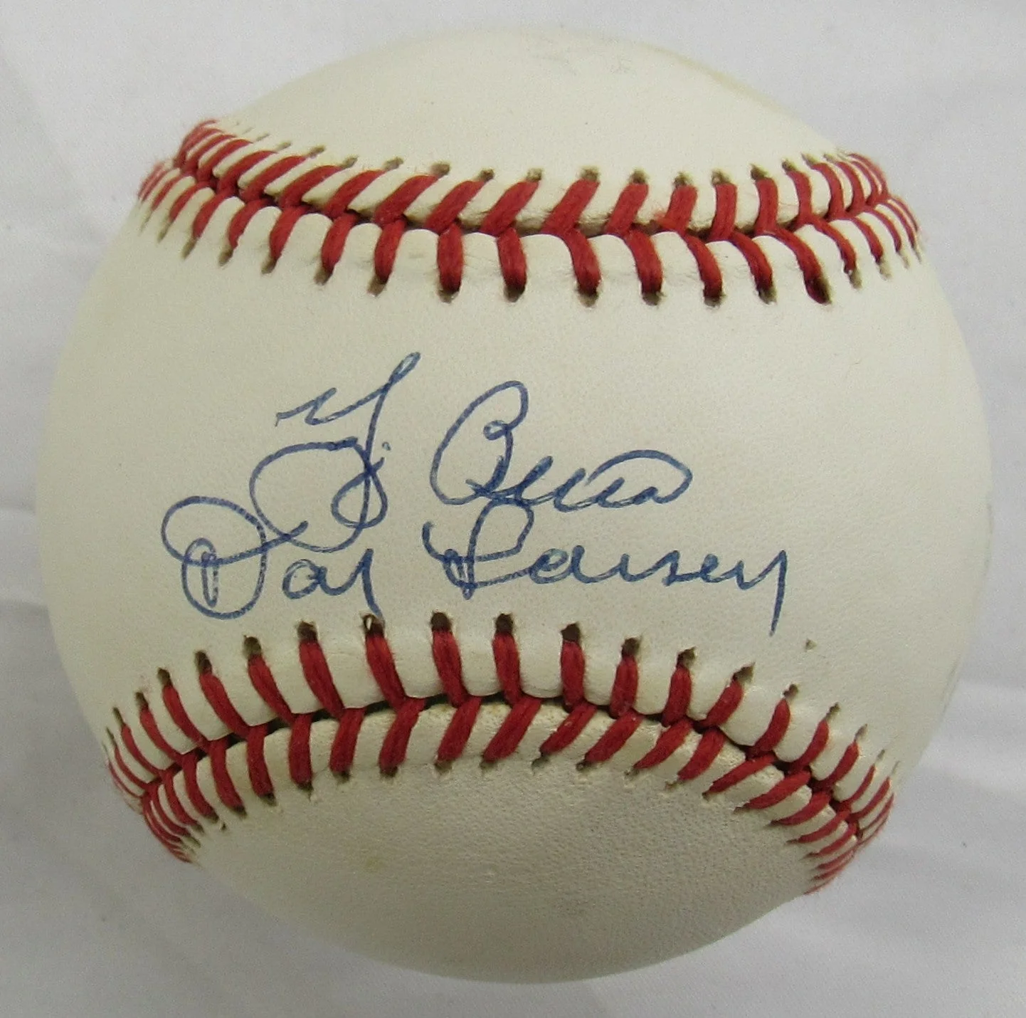 Yogi Berra Don Larsen Signed Auto Rawlings Baseball JSA CM07252