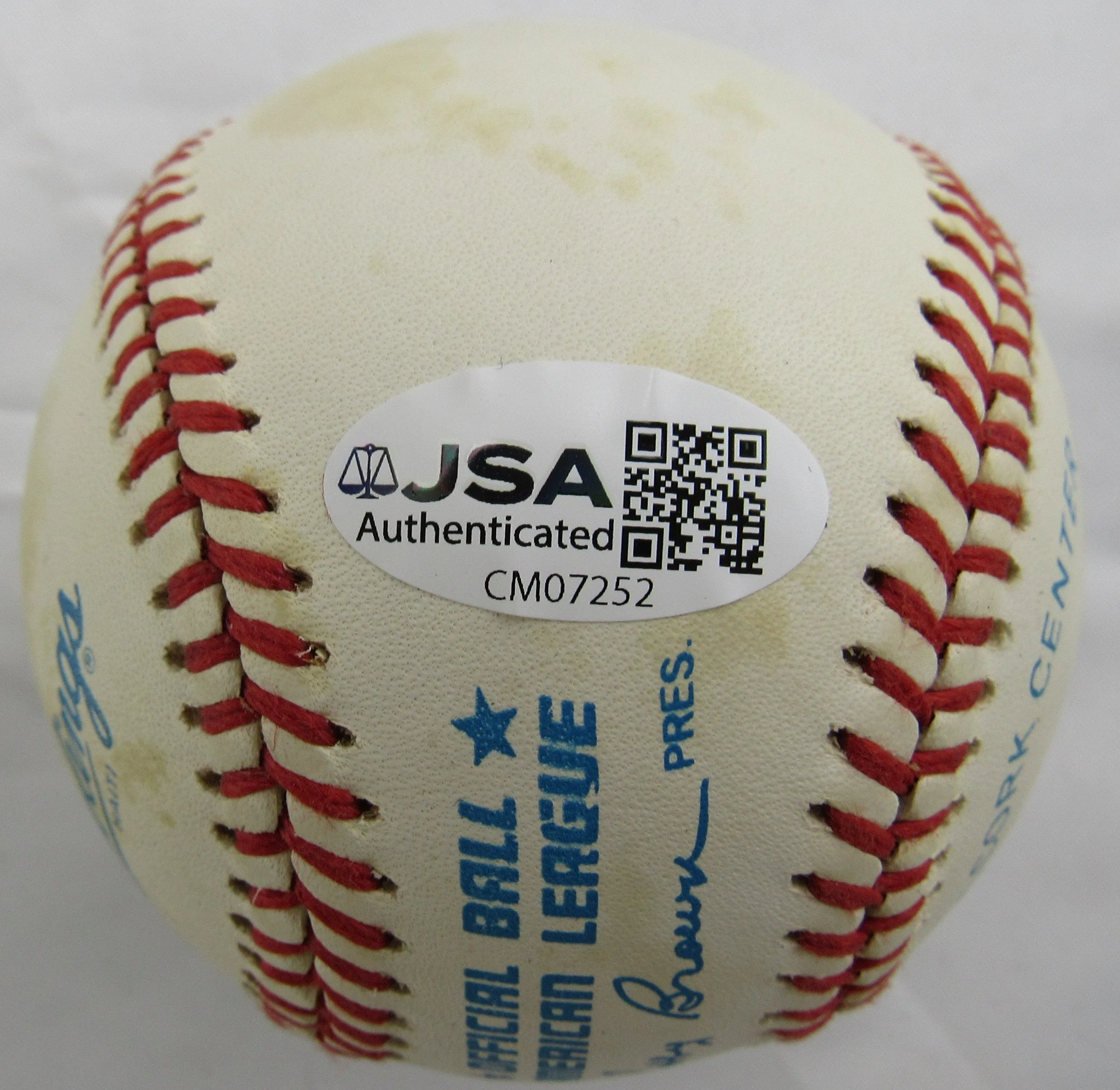 Yogi Berra Don Larsen Signed Auto Rawlings Baseball JSA CM07252 - Image 5