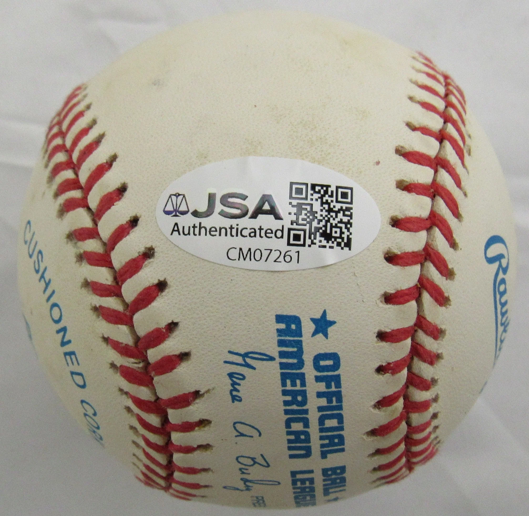 Frank Crosetti Signed Auto Rawlings Baseball JSA CM07261 w/Inscription - Image 7