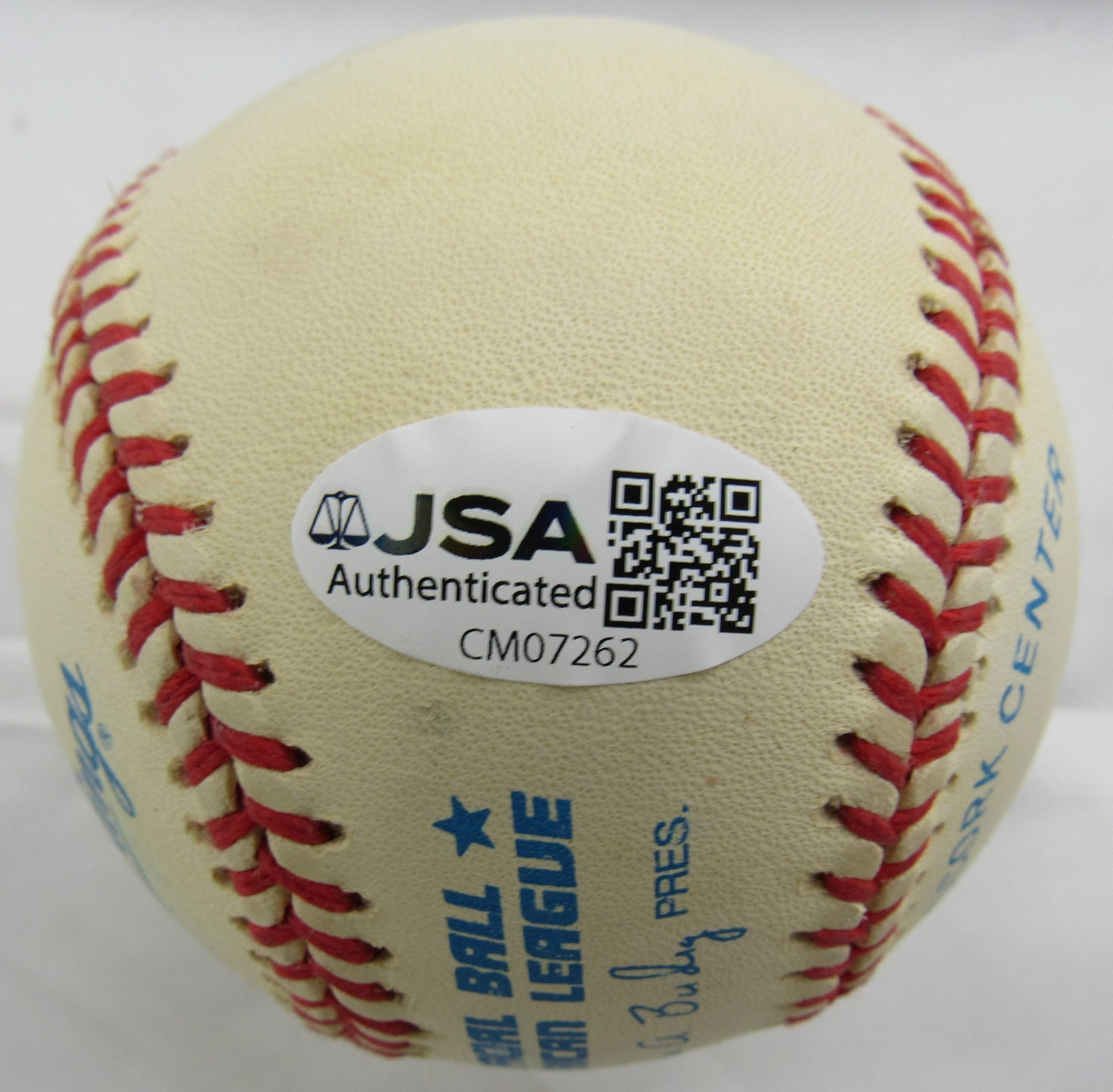 Bob Kuzava Signed Auto Rawlings Baseball JSA CM07262 - Image 5