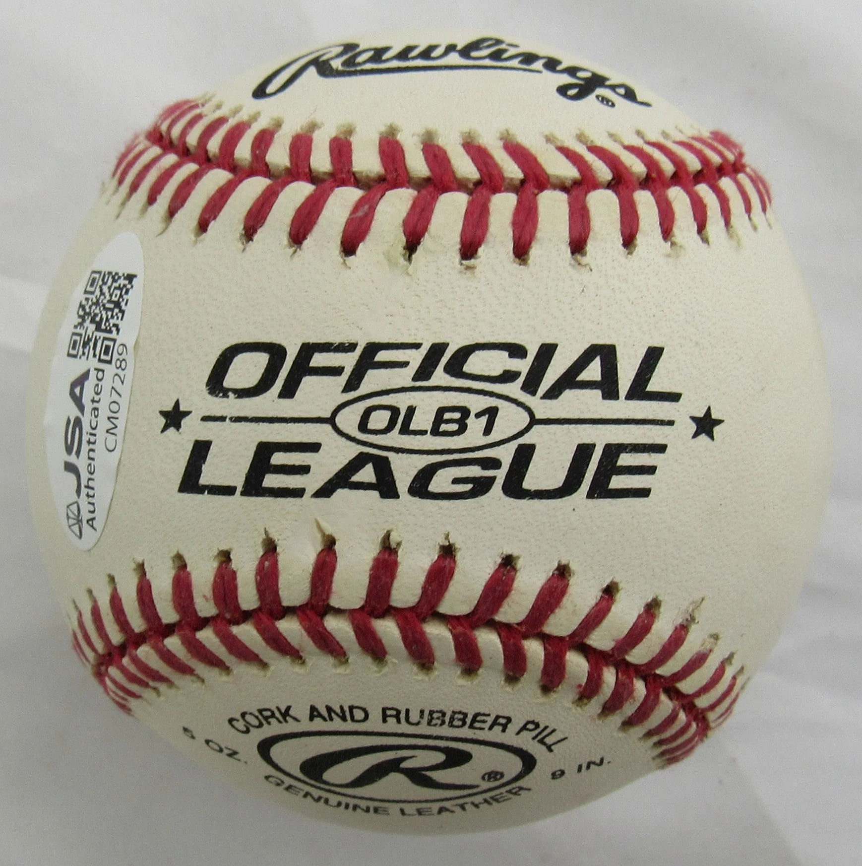 Jim Catfish Hunter Signed Auto Rawlings Baseball JSA CM07289 - Image 3