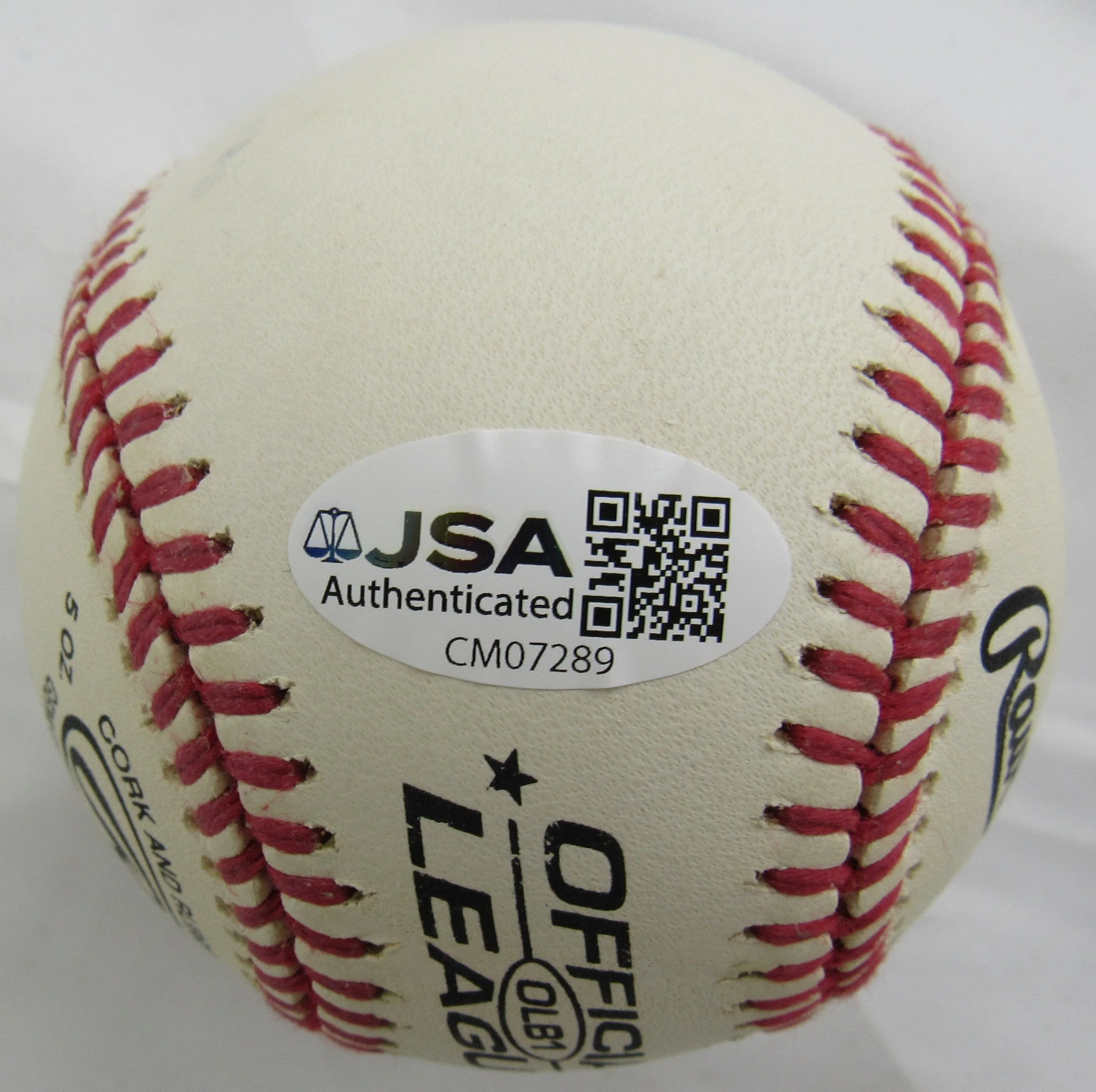 Jim Catfish Hunter Signed Auto Rawlings Baseball JSA CM07289 - Image 4