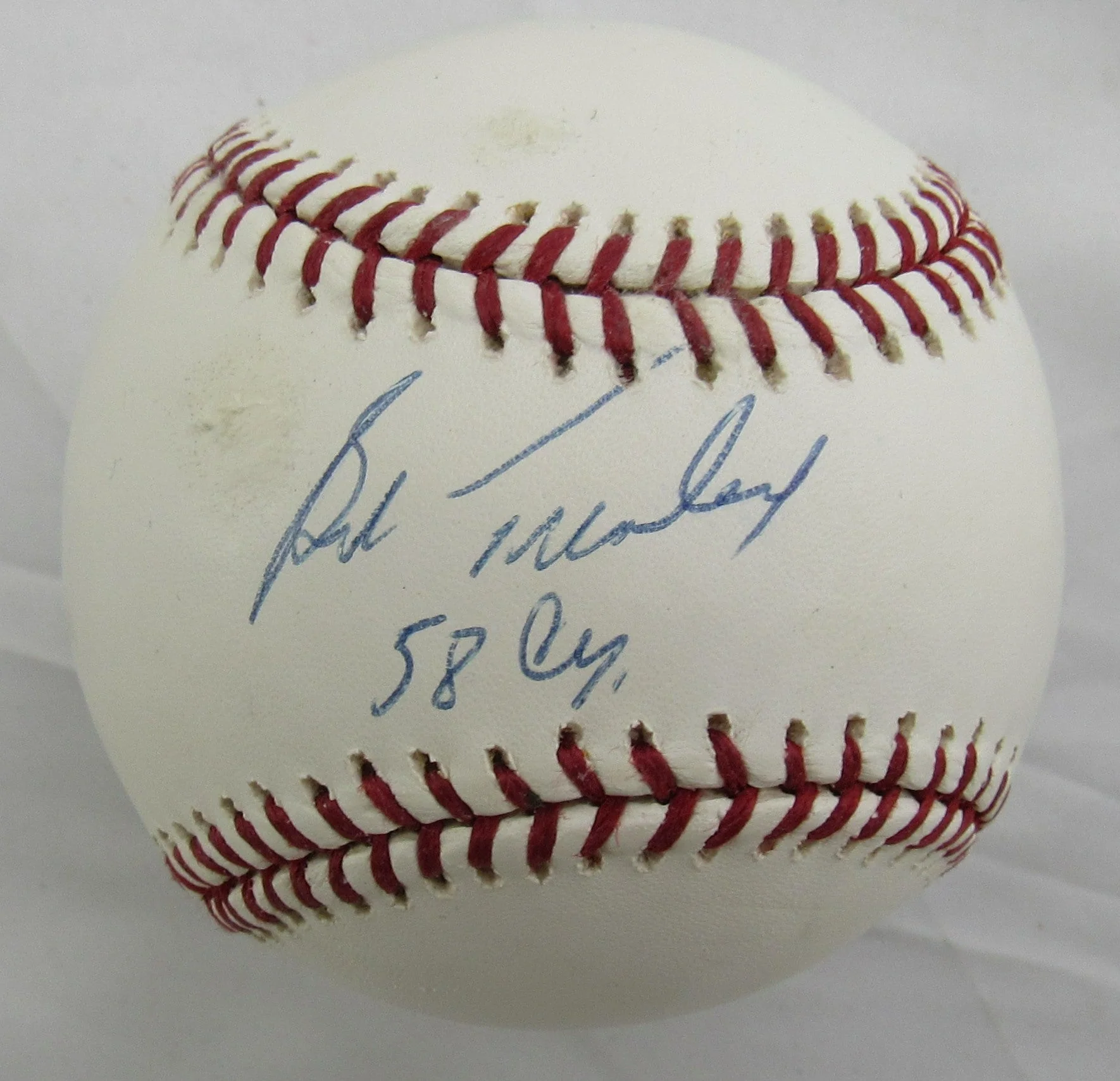 Bob Turley Signed Auto Rawlings Baseball JSA CM07327 wCy Young 58 Inscription