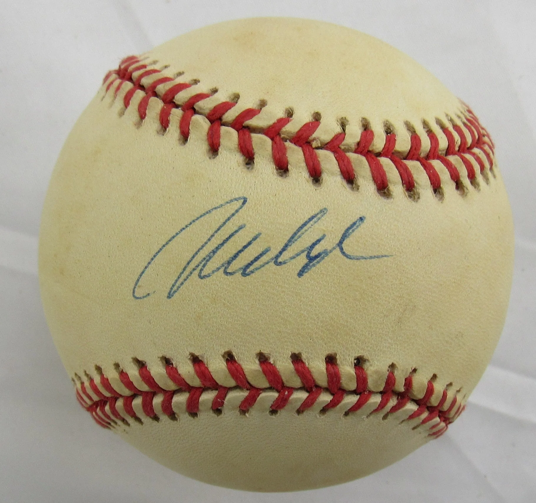Mo Vaughn Signed Auto Rawlings Baseball JSA CM07342