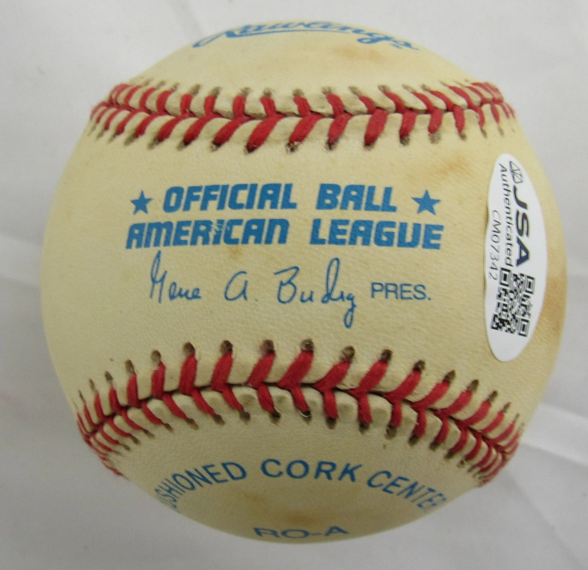 Mo Vaughn Signed Auto Rawlings Baseball JSA CM07342 - Image 3