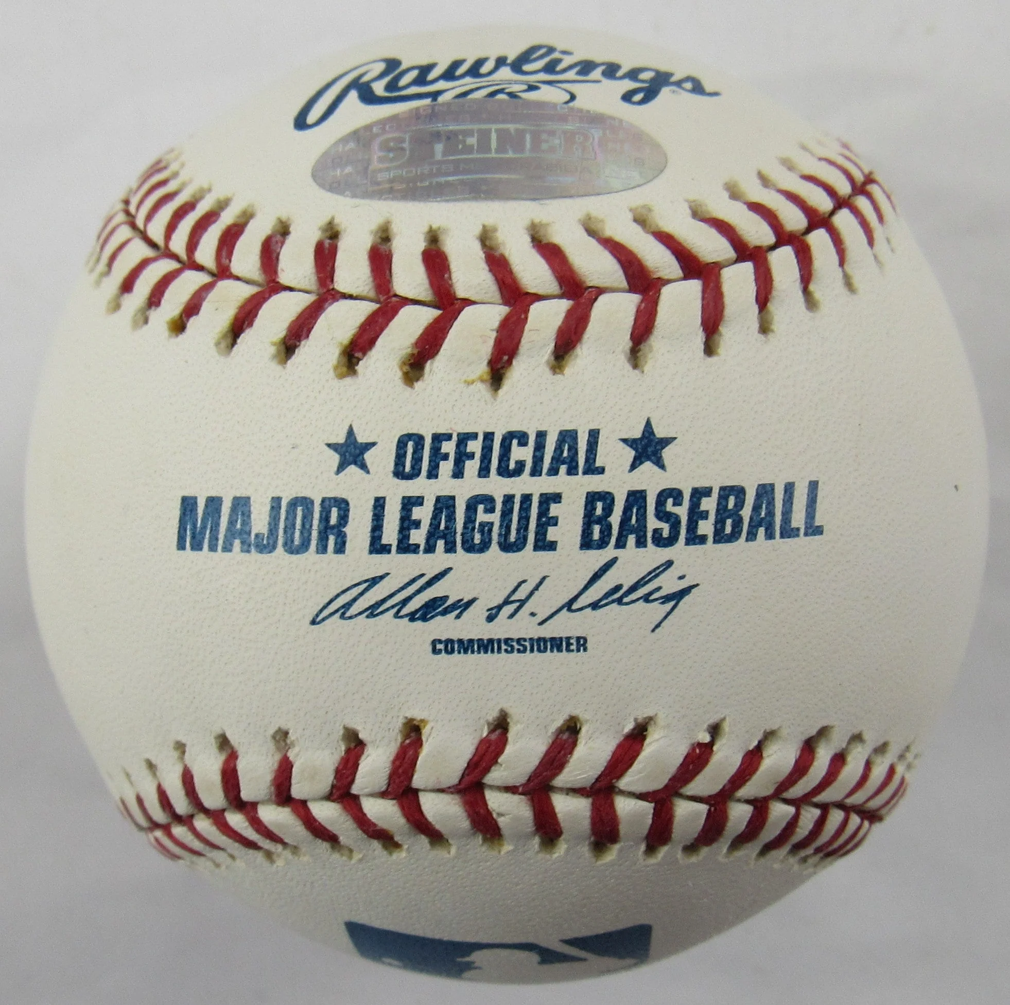 Bob Feller Signed Auto Rawlings Baseball Steiner Hologram - Image 3