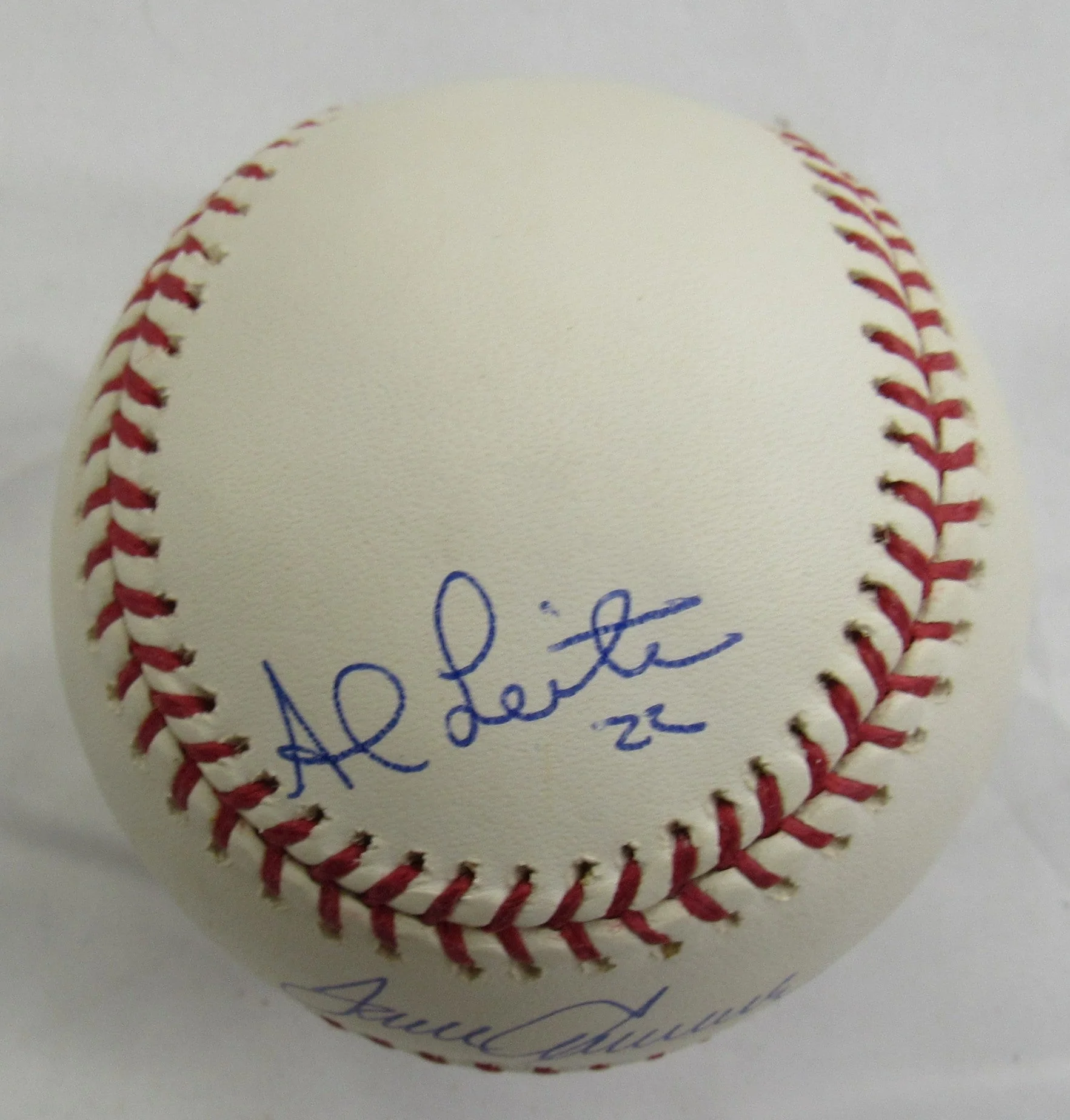Tom Seaver / Al Leiter Multi Signed Auto Rawlings Baseball Steiner & MLB Hologram - Image 2