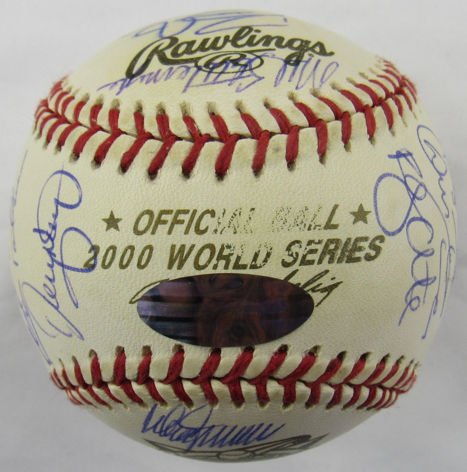 2000 World Series Baseball New York Yankees - Steiner Hologram - Image 7