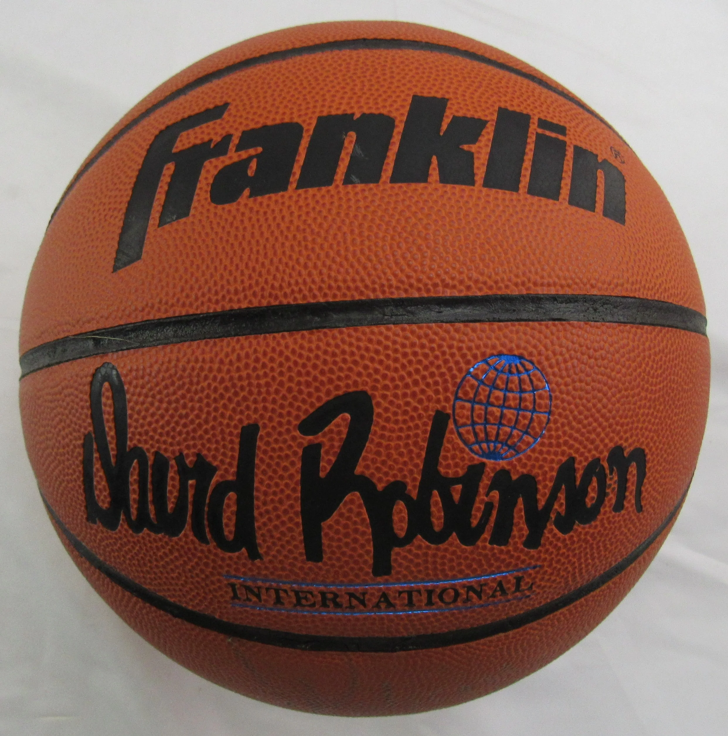 David Robinson Signed Auto Franklin Basketball JSA CM07459 - Image 2
