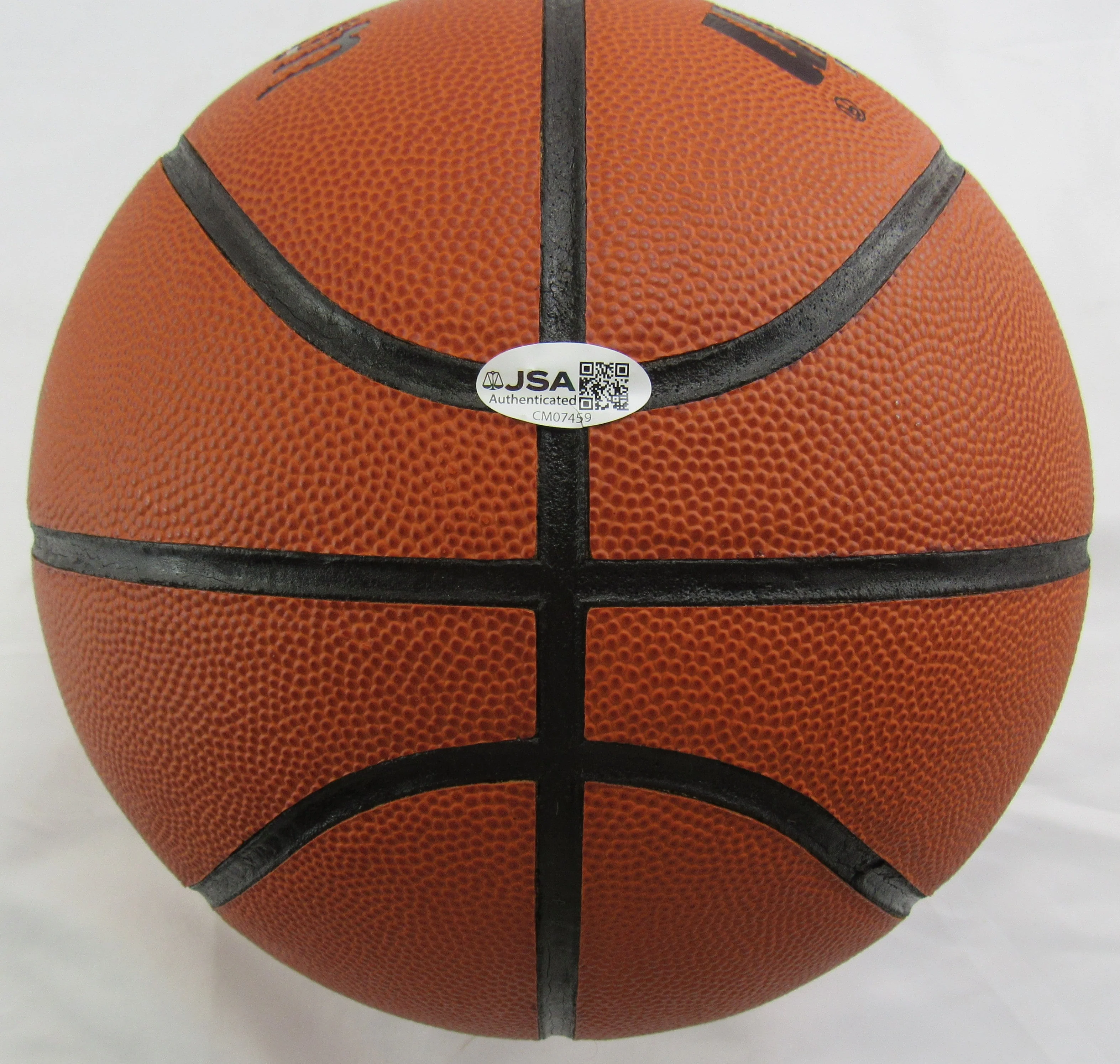 David Robinson Signed Auto Franklin Basketball JSA CM07459 - Image 5