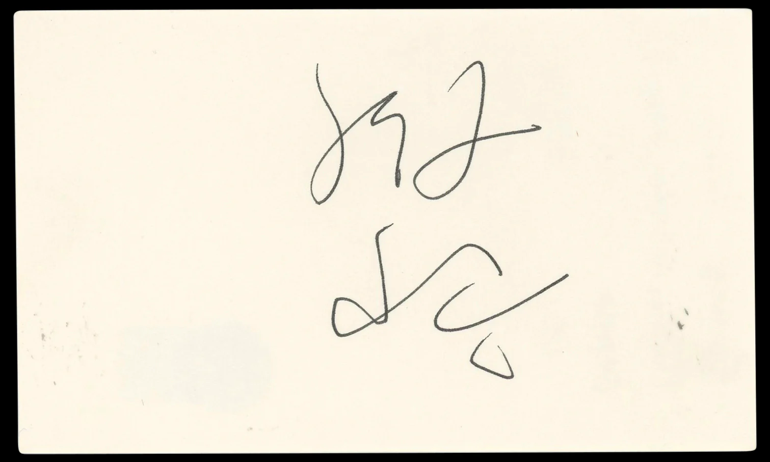 Sihung Lung The Wedding Banquet Authentic Signed 3x5 Index Card BAS #BP50656 - Image 2