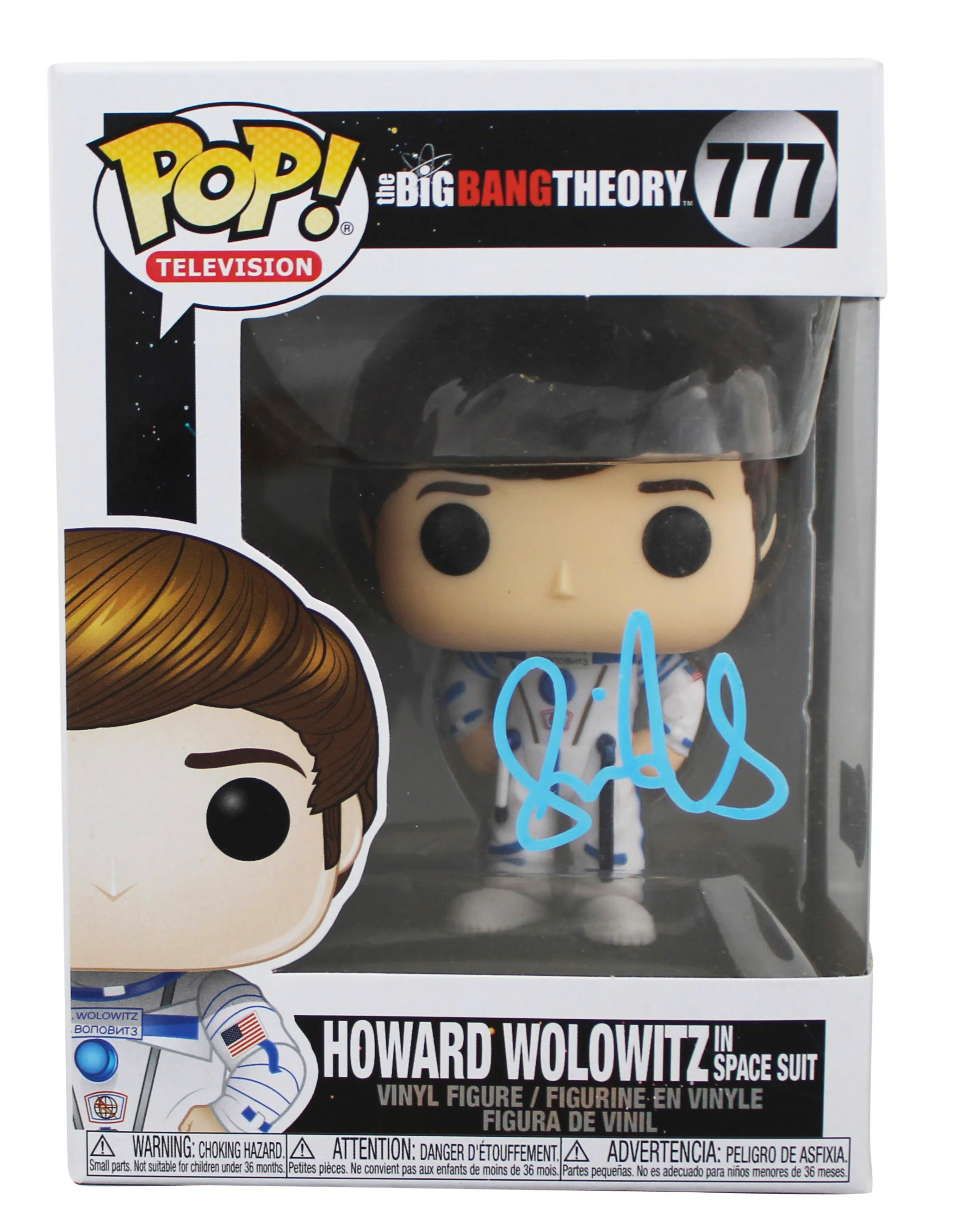 Simon Helberg Big Bang Theory Signed Howard #777 Funko Pop Figure BAS #BQ56214 - Image 2