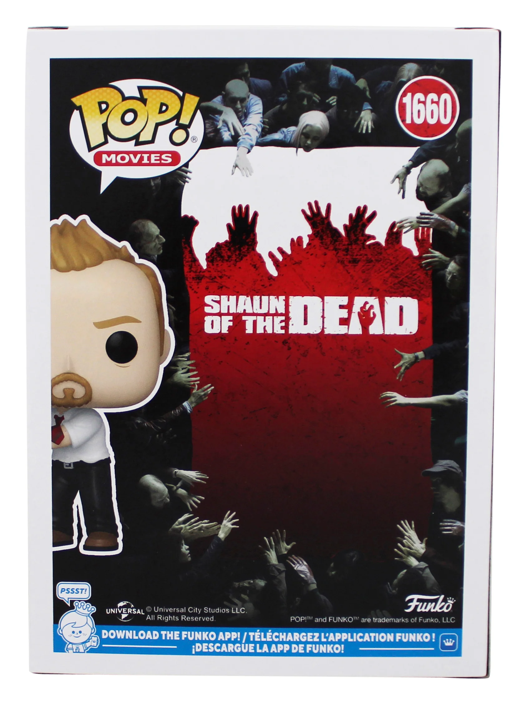 Simon Pegg Shaun of the Dead "Shaun" Signed #1660 Funko Pop Vinyl Figure BAS Wit - Image 5