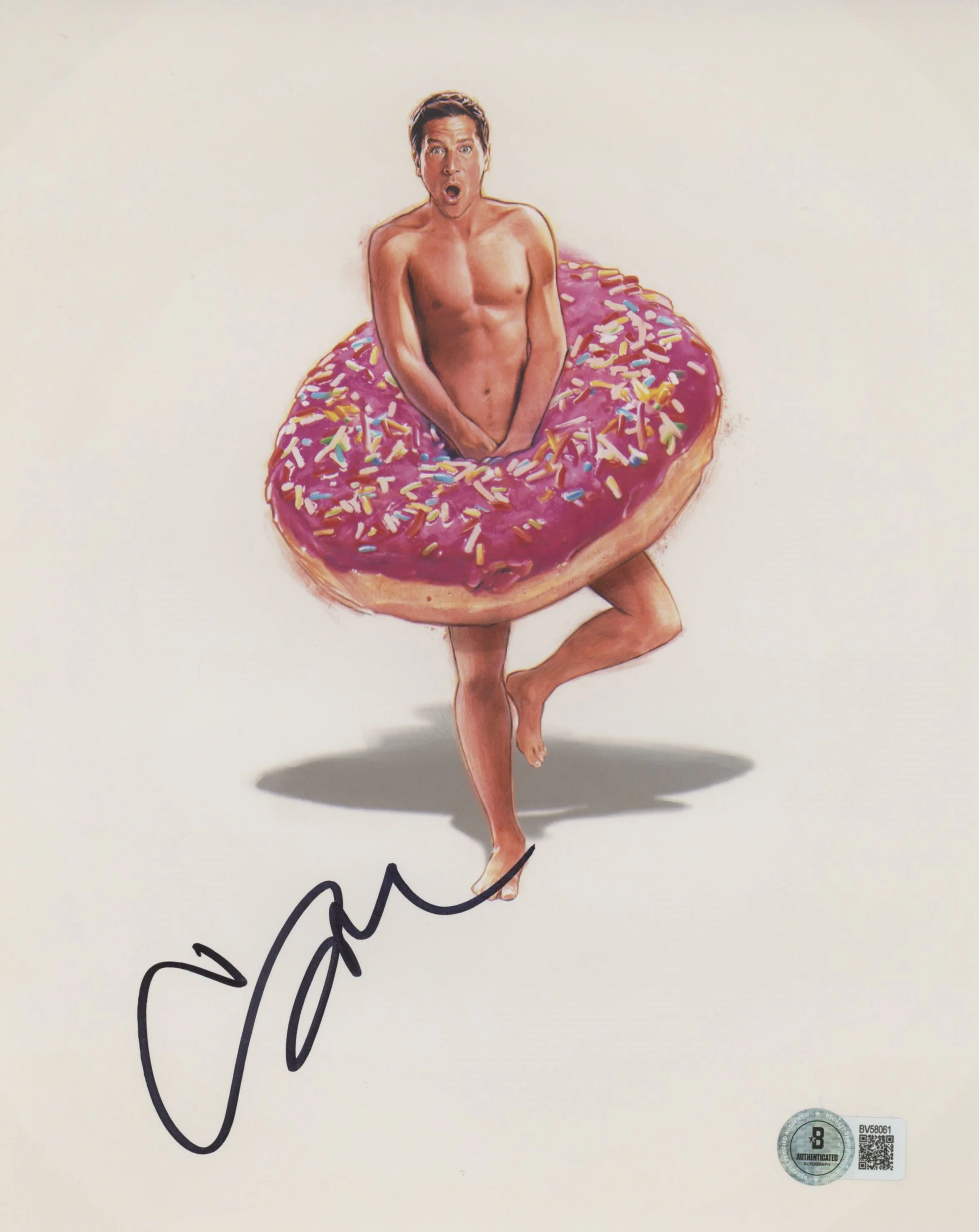 Simon Rex Red Rocket Authentic Signed 8x10 Photo Autographed BAS #BV58061
