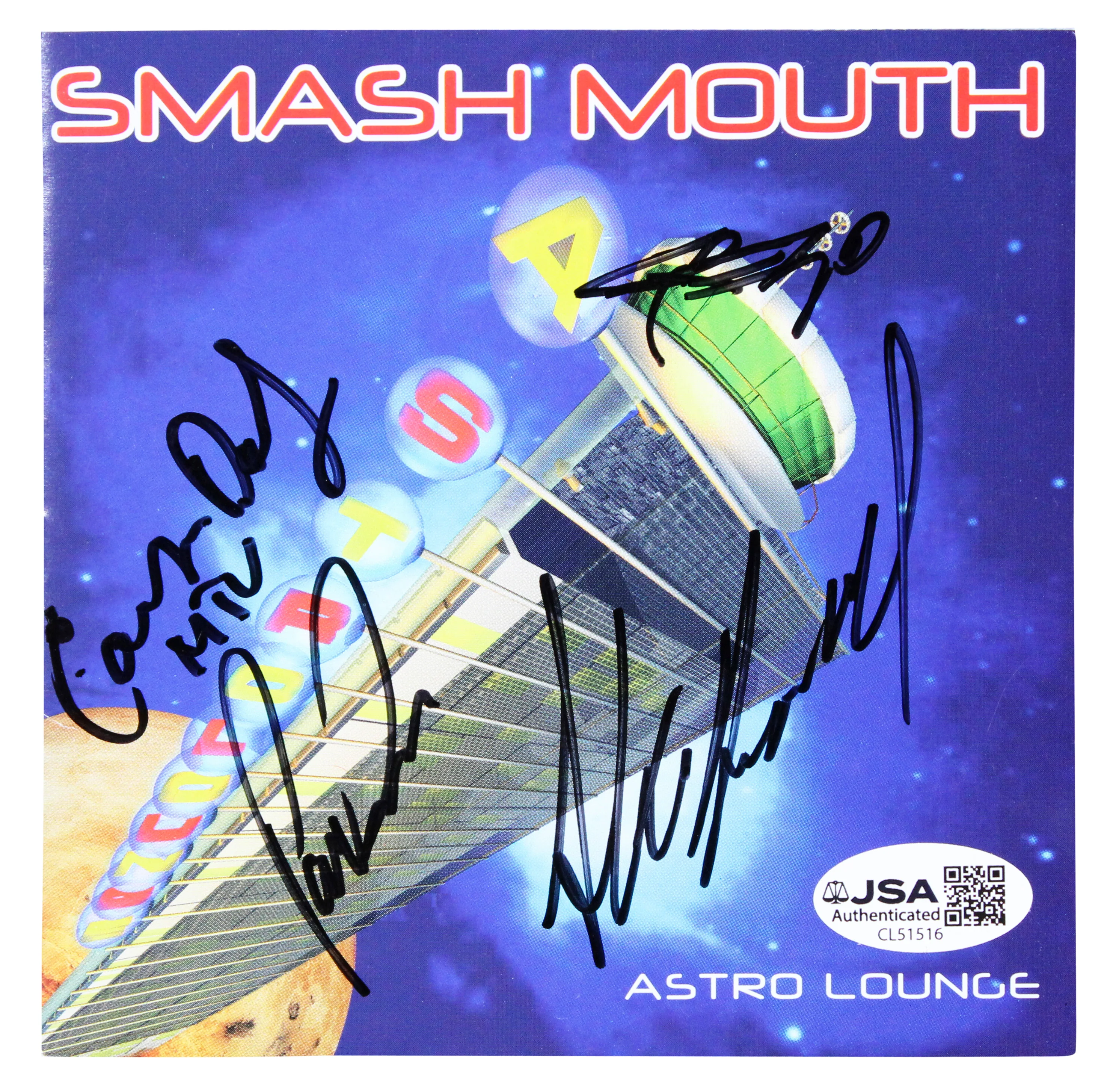 Smash Mouth (4) Harwell, De Lisle, Camp & Daly Signed CD Booklet JSA #CL51516 - Image 3