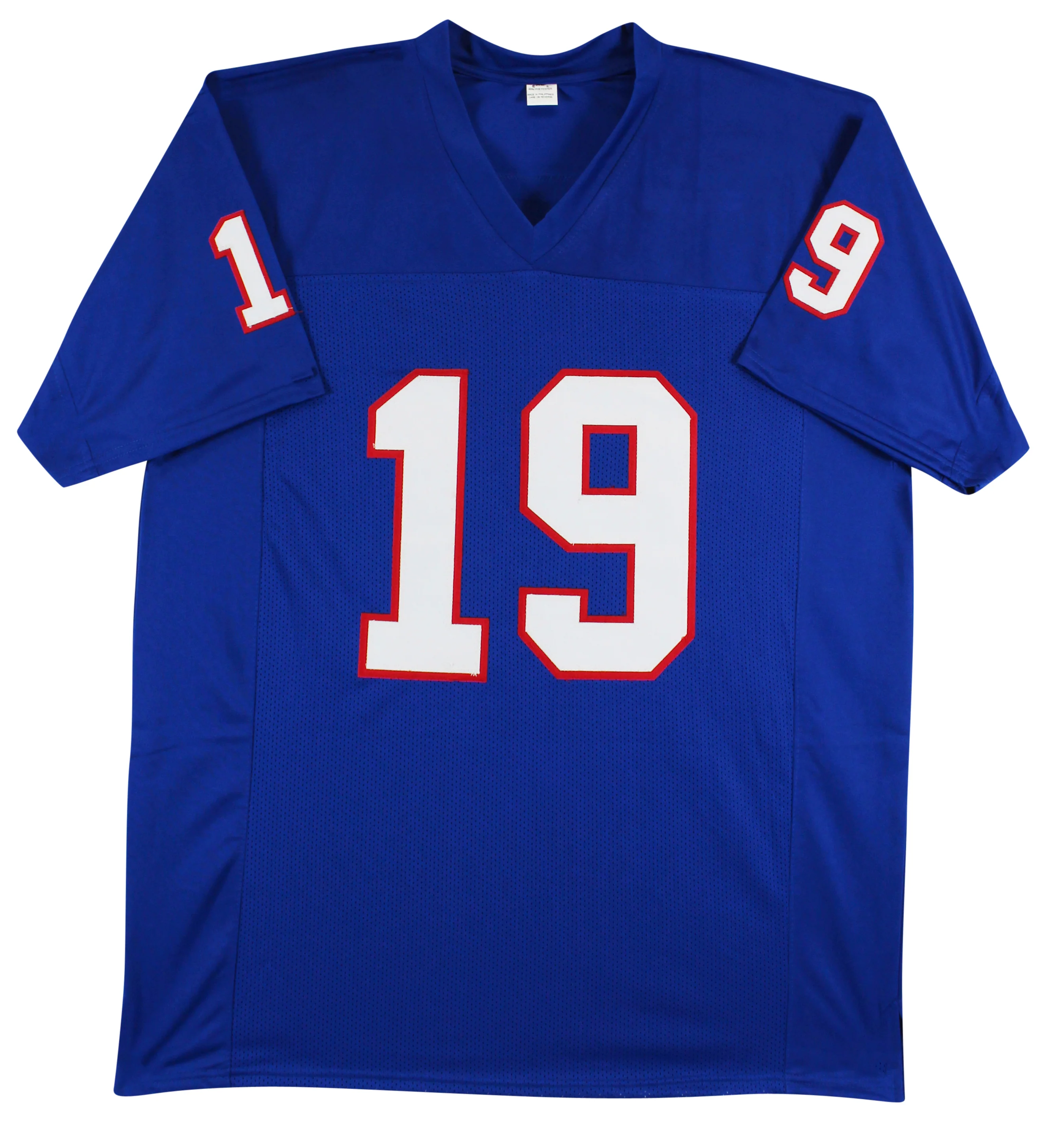 SMU Eric Dickerson Pony Express Authentic Signed Blue Jersey BAS Witnessed - Image 4