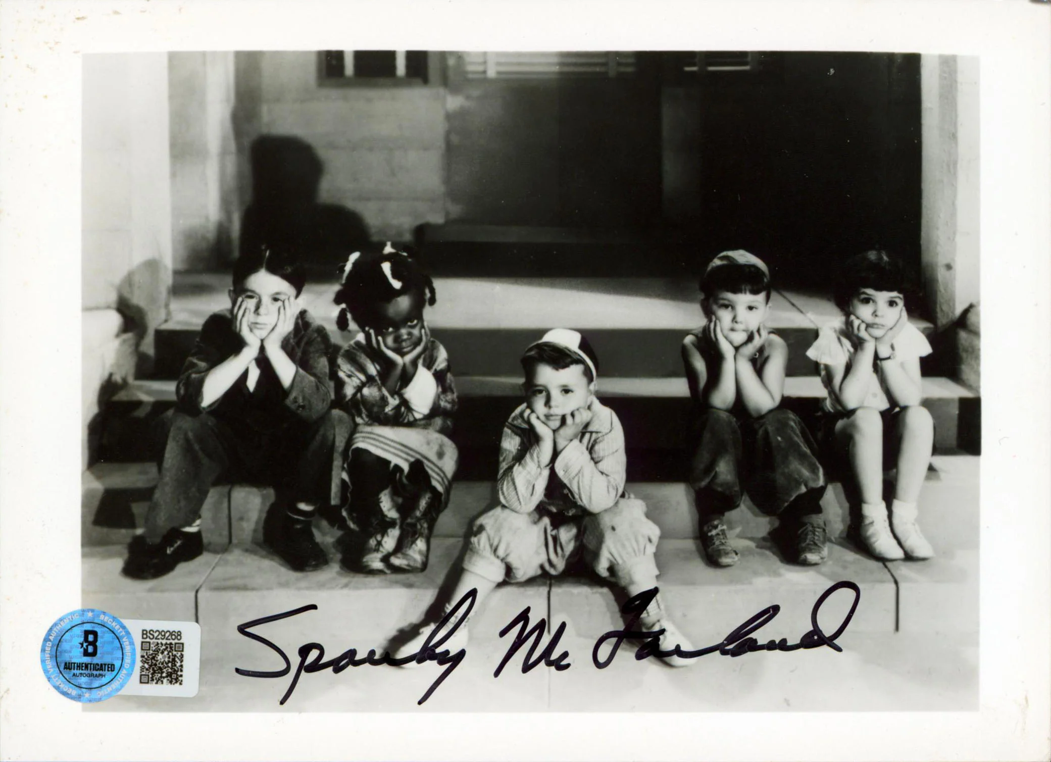 Spanky McFarland The Little Rascals Authentic Signed 5x7 Photo BAS #BS29268 - Image 2