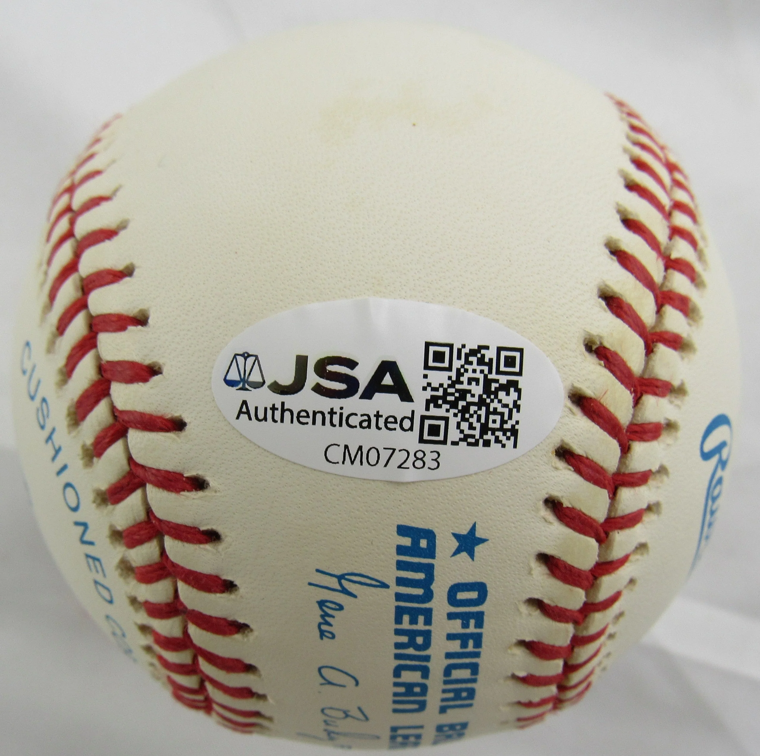 Don Larsen Signed Auto Rawlings Baseball JSA CM07283 - Image 5