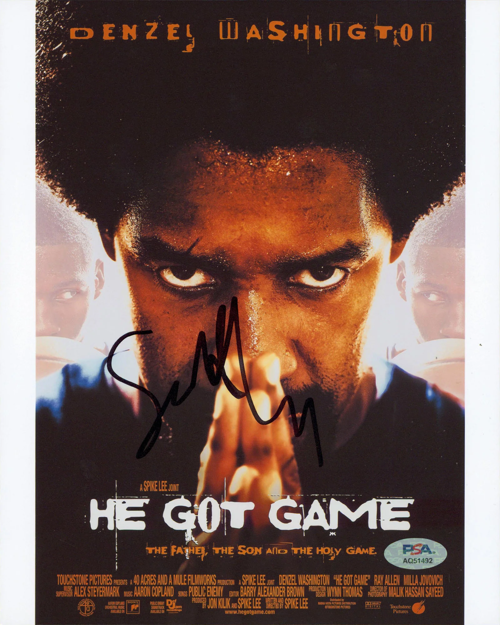 Spike Lee He Got Game Authentic Signed 8x10 Vertical Photo PSA/DNA #AQ51492