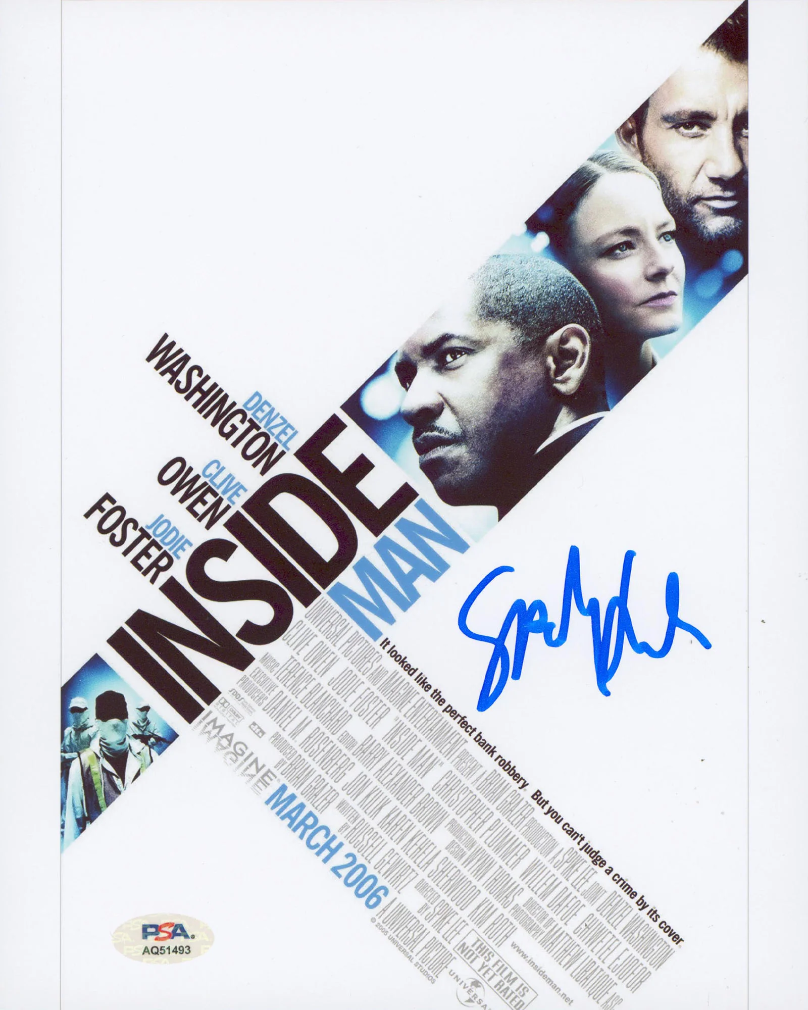 Spike Lee Inside Man Authentic Signed 8x10 Vertical Photo PSA/DNA #AQ51493 - Image 2