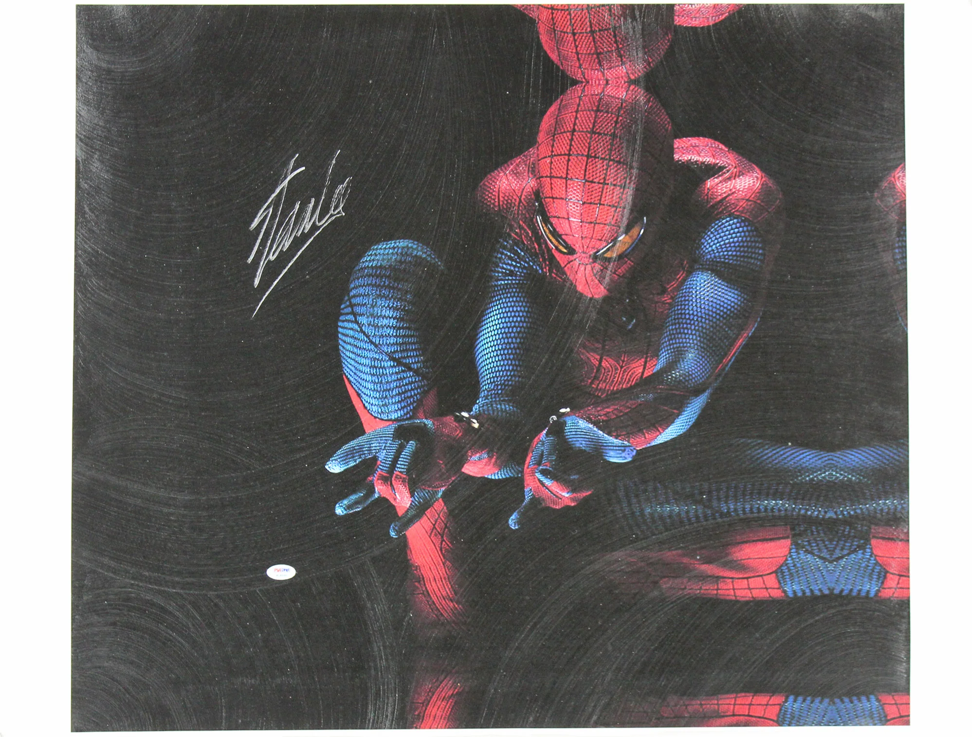 Stan Lee Marvel Authentic Signed 20x24 Spider-Man Canvas PSA/DNA #W18580 - Image 5