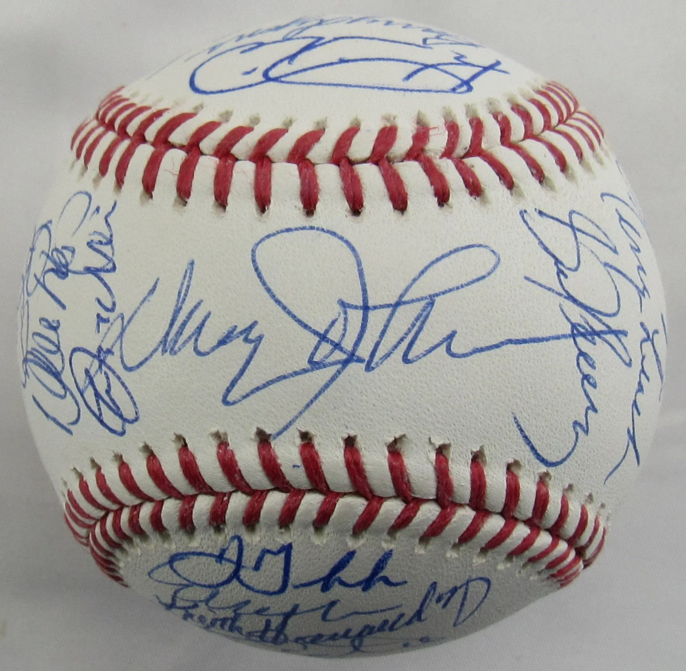1986 World Series Champion New York Mets Signed Auto Rawlings 1986 World Series Baseball JSA ZZ10212
