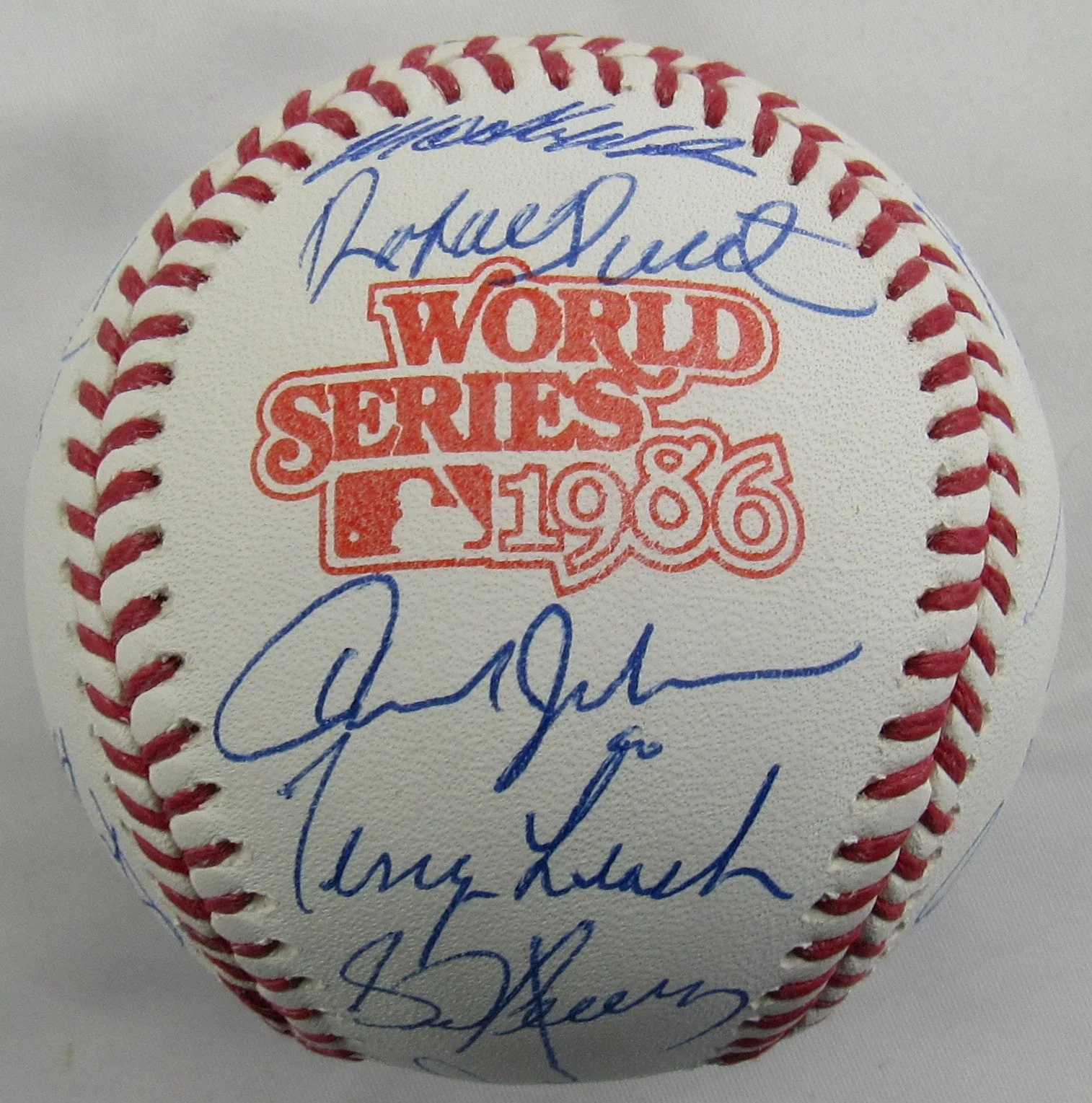 1986 World Series Champion New York Mets Signed Auto Rawlings 1986 World Series Baseball JSA ZZ10212 - Image 2