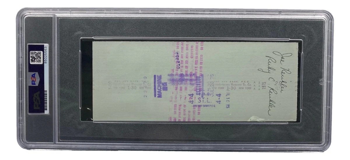 Stan Musial St. Louis Cardinals Signed Bank Check PSA/DNA 85025563 - Image 2