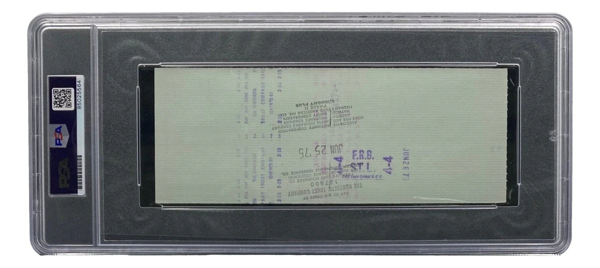 Stan Musial St. Louis Cardinals Signed Bank Check PSA/DNA 85025564 - Image 2