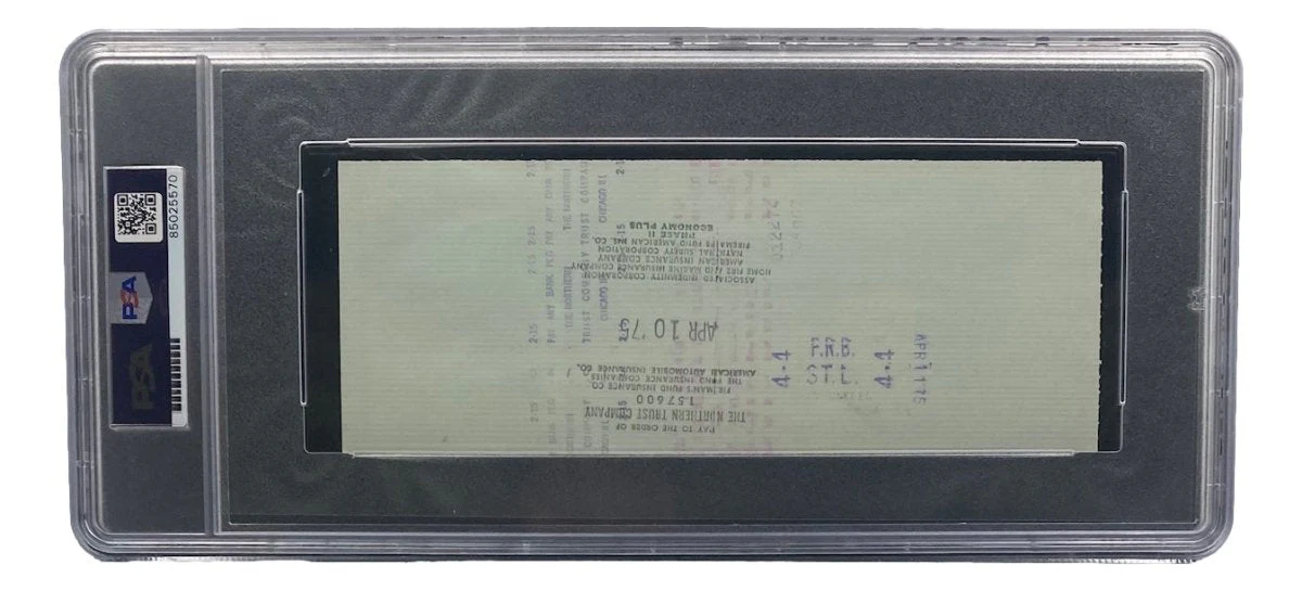Stan Musial St. Louis Cardinals Signed Bank Check PSA/DNA 85025570 - Image 2