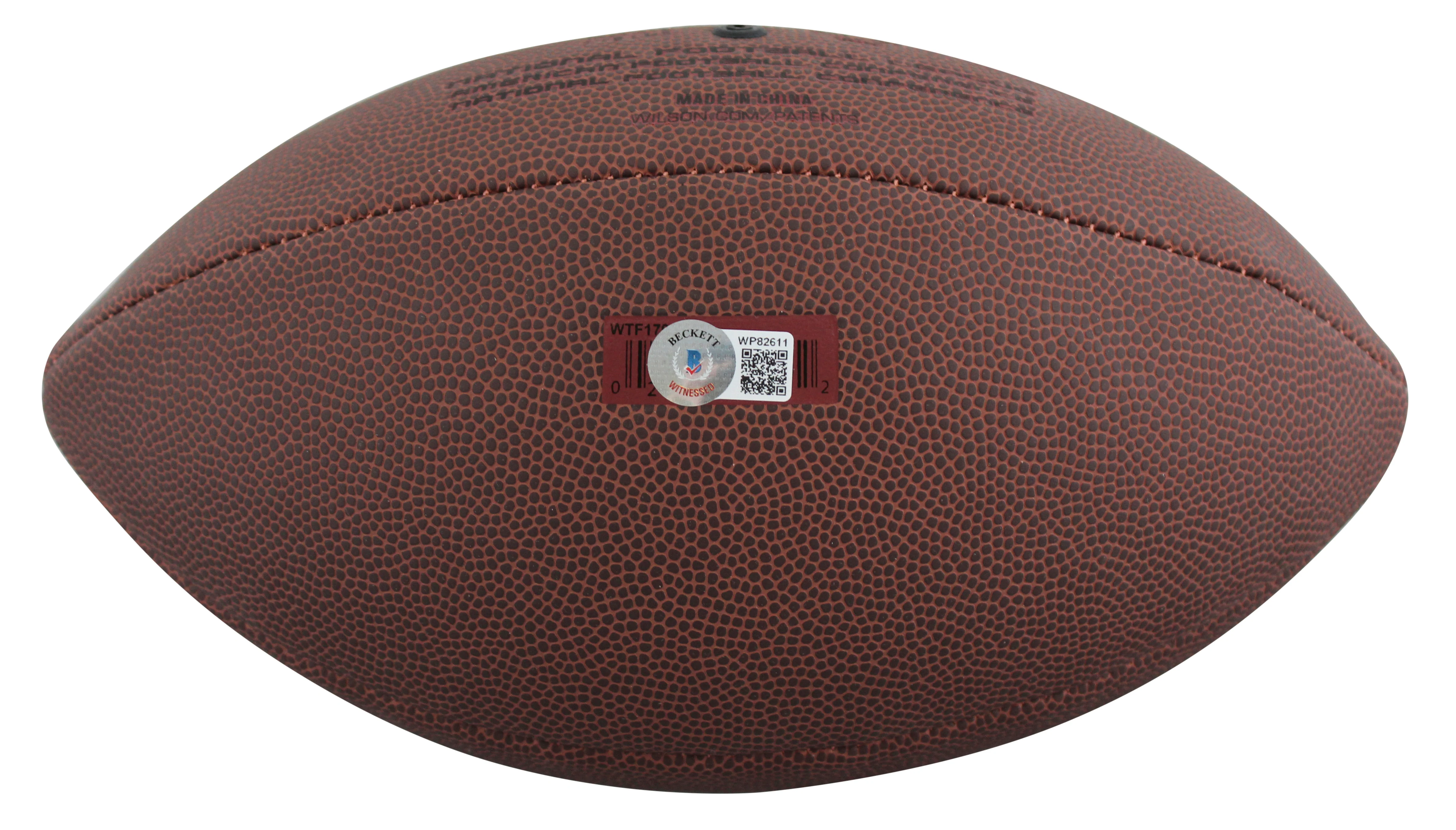 Steelers Chase Claypool Signed Wilson Super Grip Football BAS Witnessed #WP82611 - Image 5