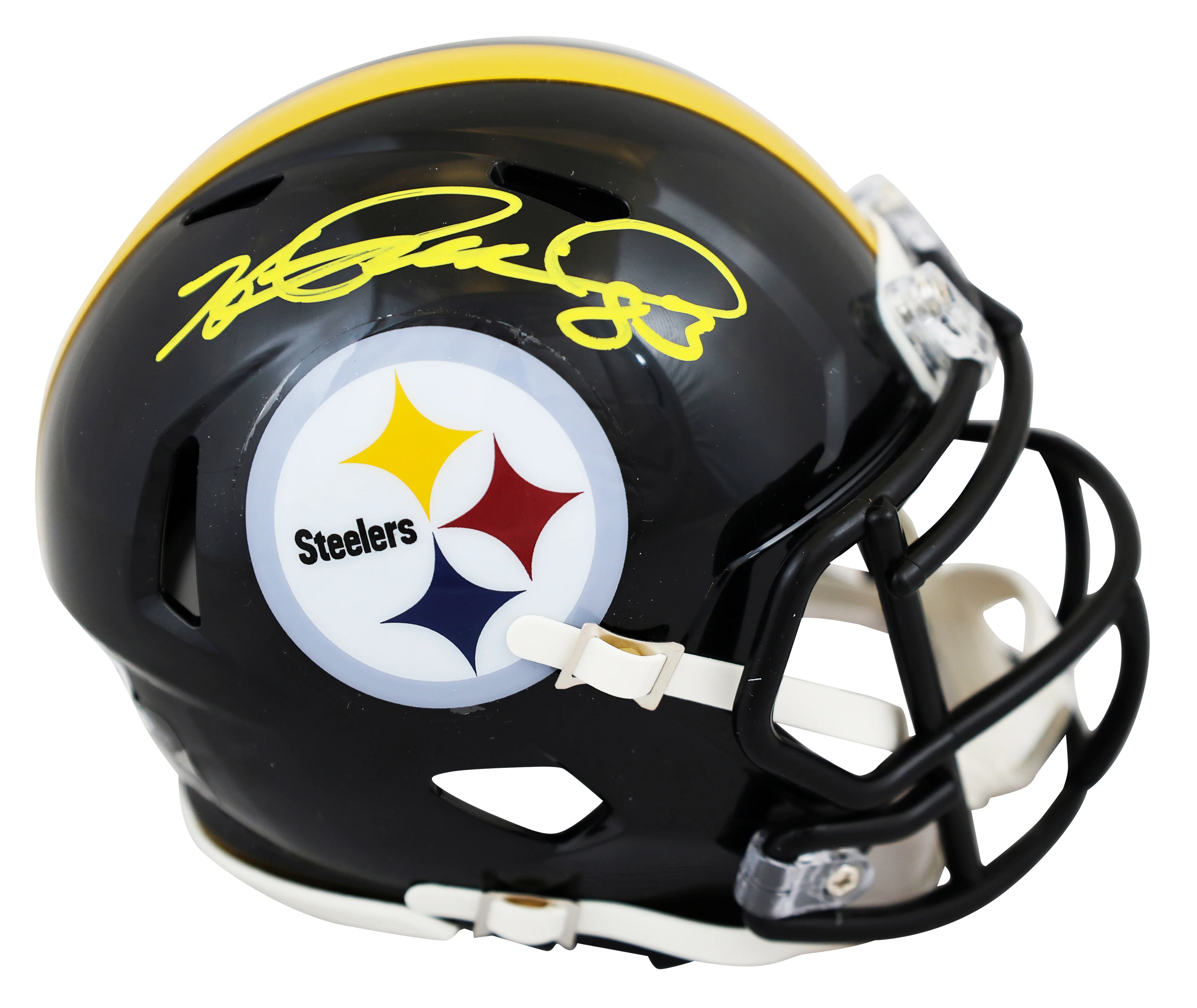 Steelers Heath Miller Authentic Signed Speed Mini Helmet BAS Witnessed - Image 2