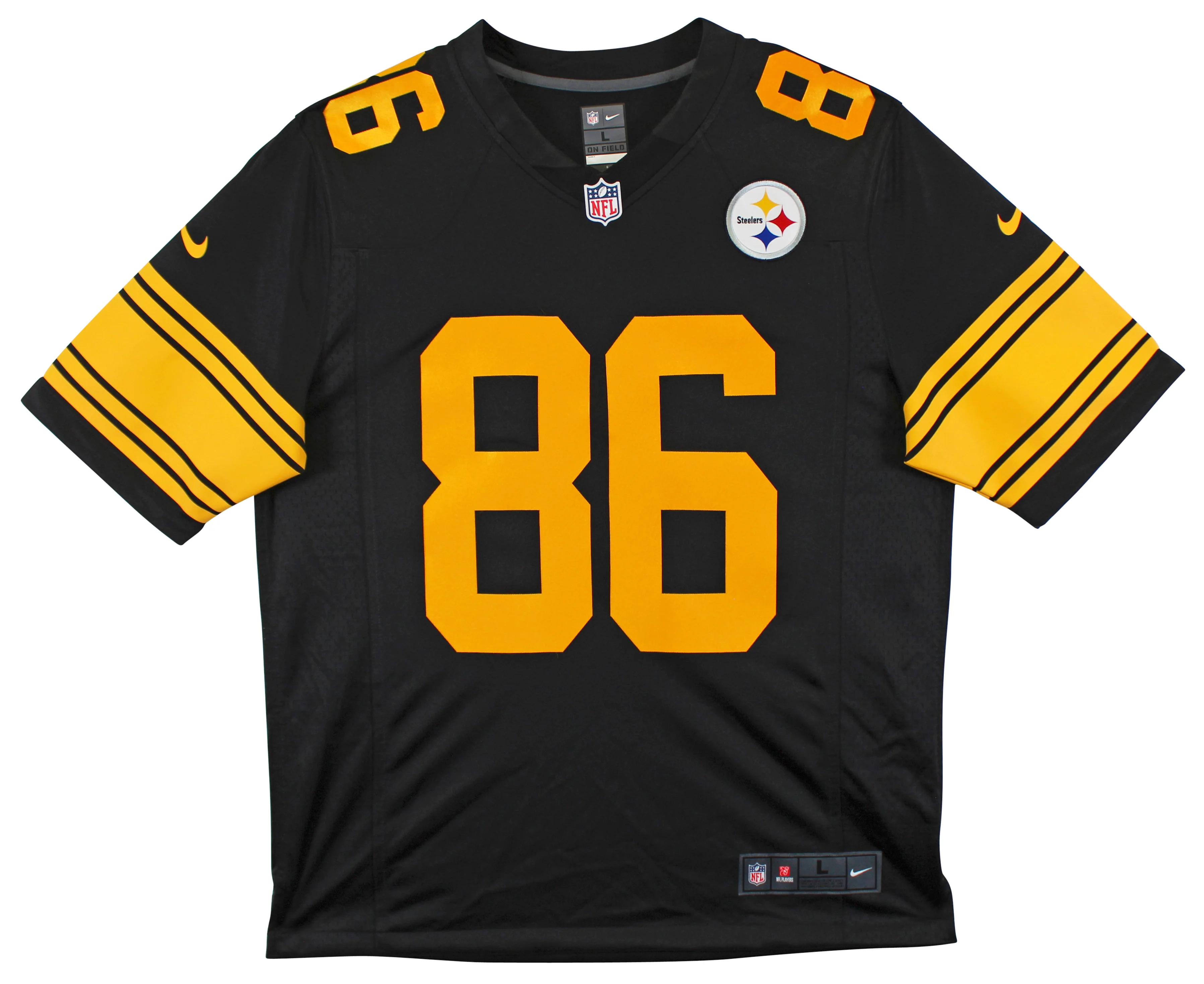 Steelers Hines Ward "SB XL MVP" Signed Black Nike Color Rush Jersey BAS Witness - Image 6