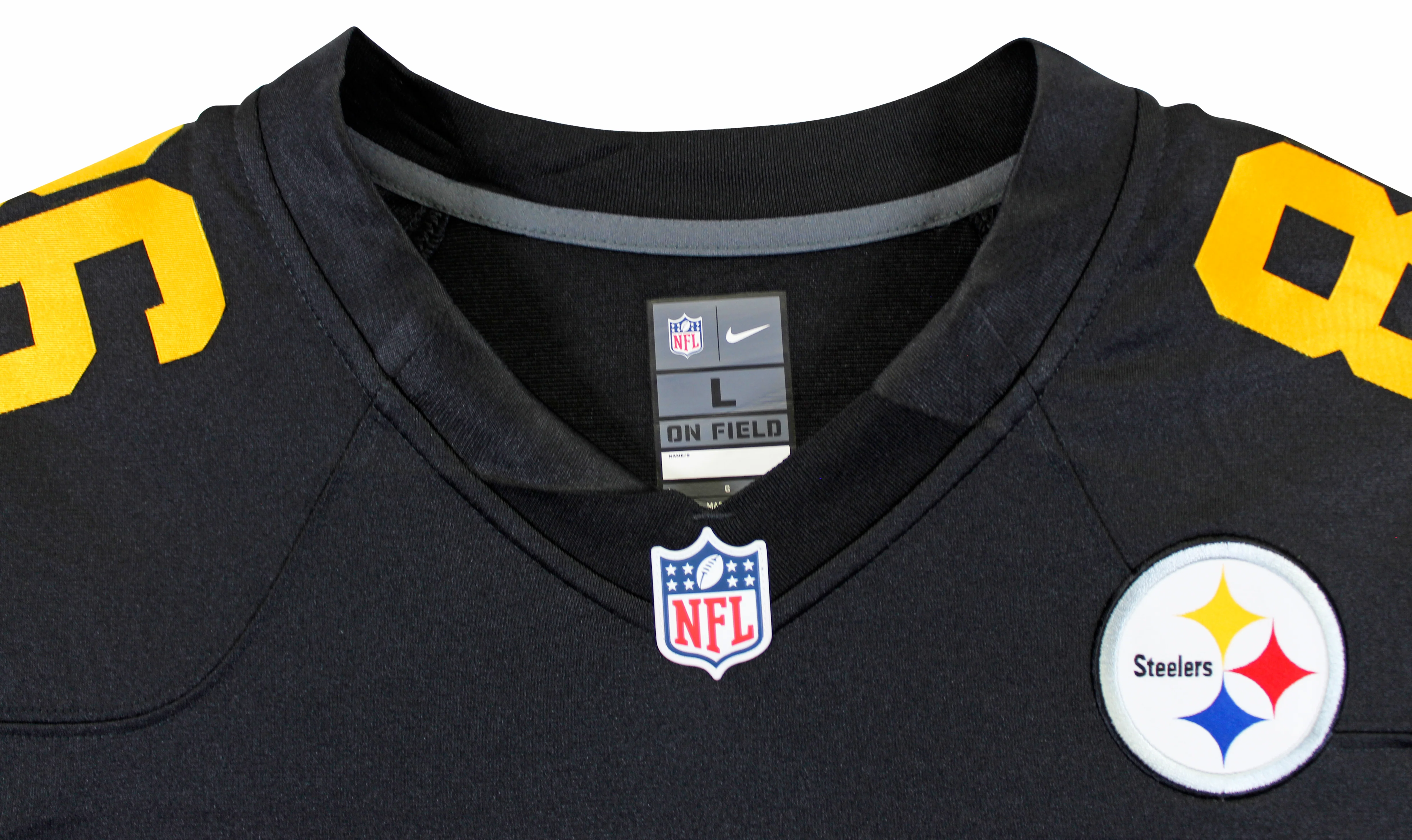 Steelers Hines Ward "SB XL MVP" Signed Black Nike Color Rush Jersey BAS Witness - Image 8
