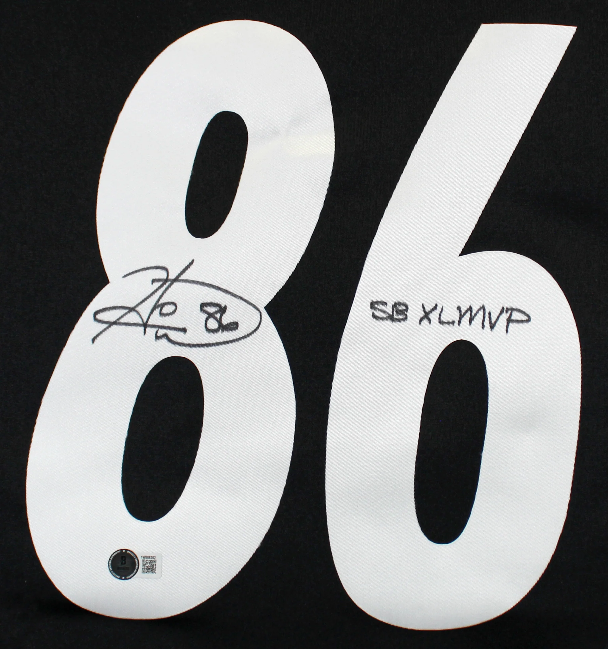 Steelers Hines Ward "SB XL MVP" Signed Black Nike Limited Framed Jersey BAS Wit - Image 3