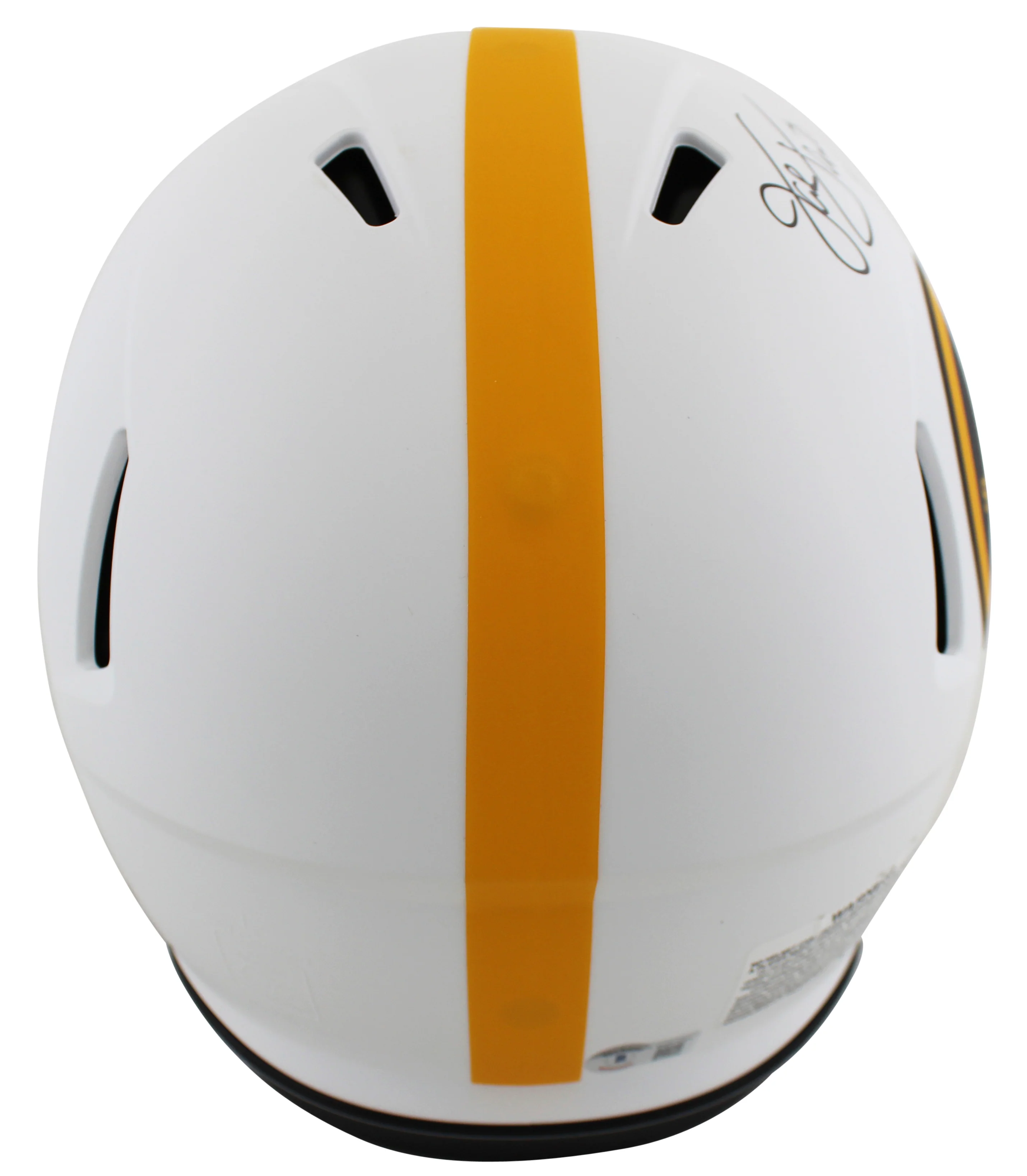 Steelers Jack Lambert "HOF 90" Signed Lunar F/S Speed Proline Helmet W/ Case BAS - Image 4