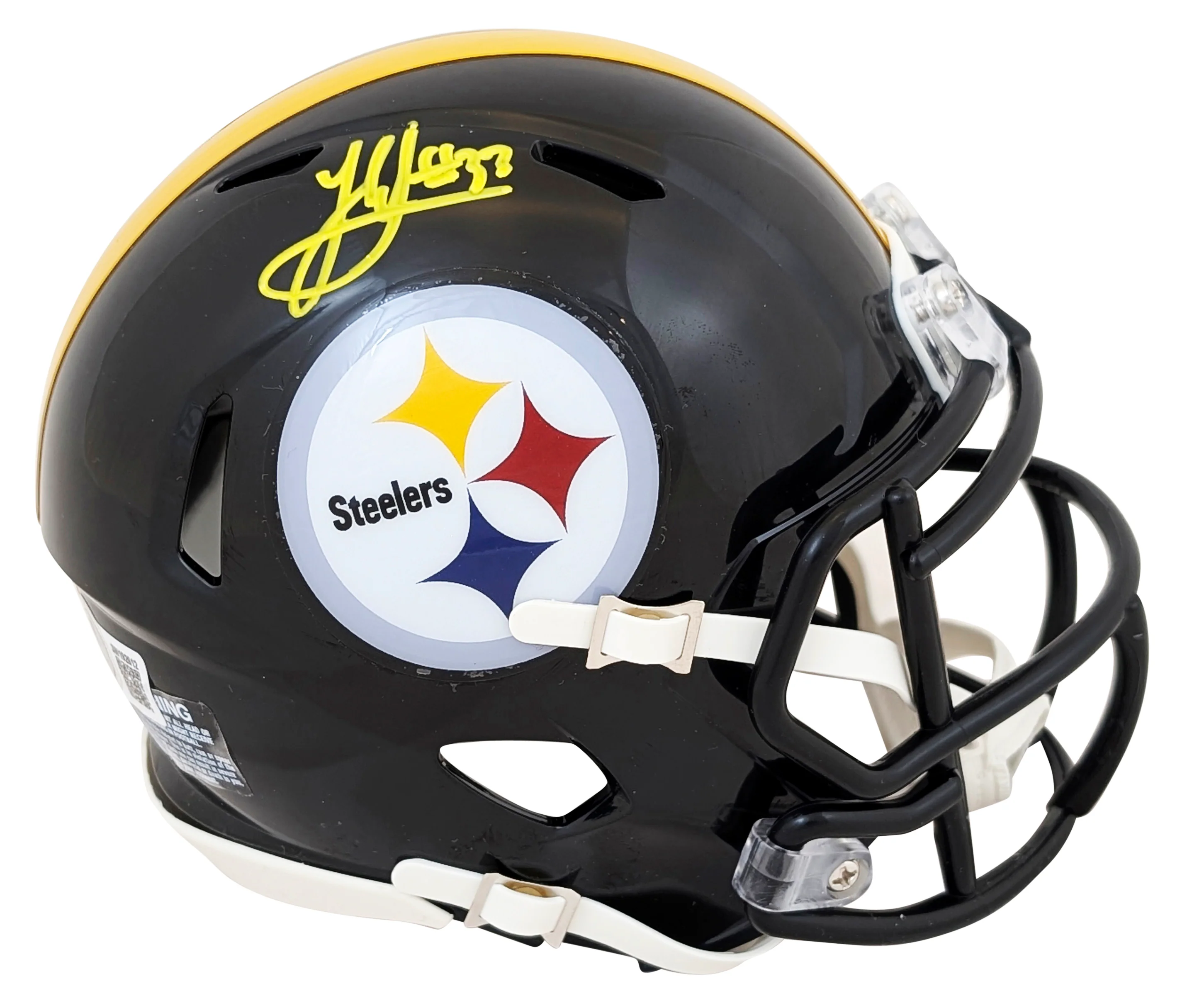 Steelers Jack Sawyer Authentic Signed Speed Mini Helmet BAS Witnessed - Image 2